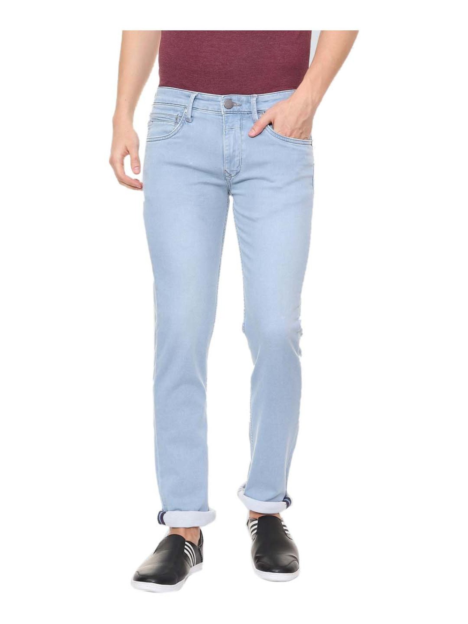 louis philippe cotton jeans