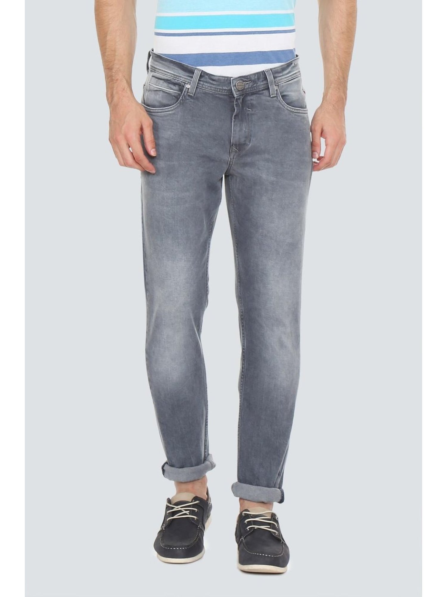 louis philippe cotton jeans