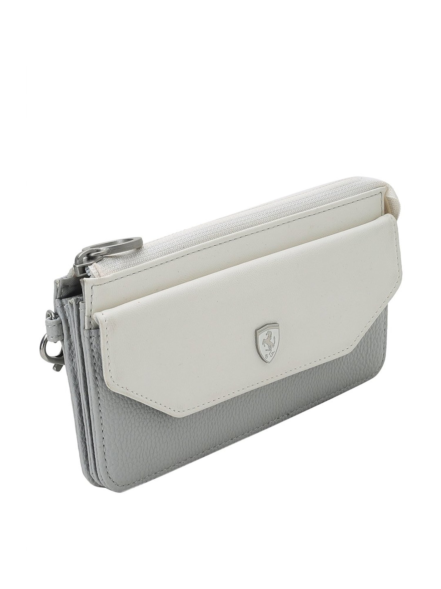 puma white wallet