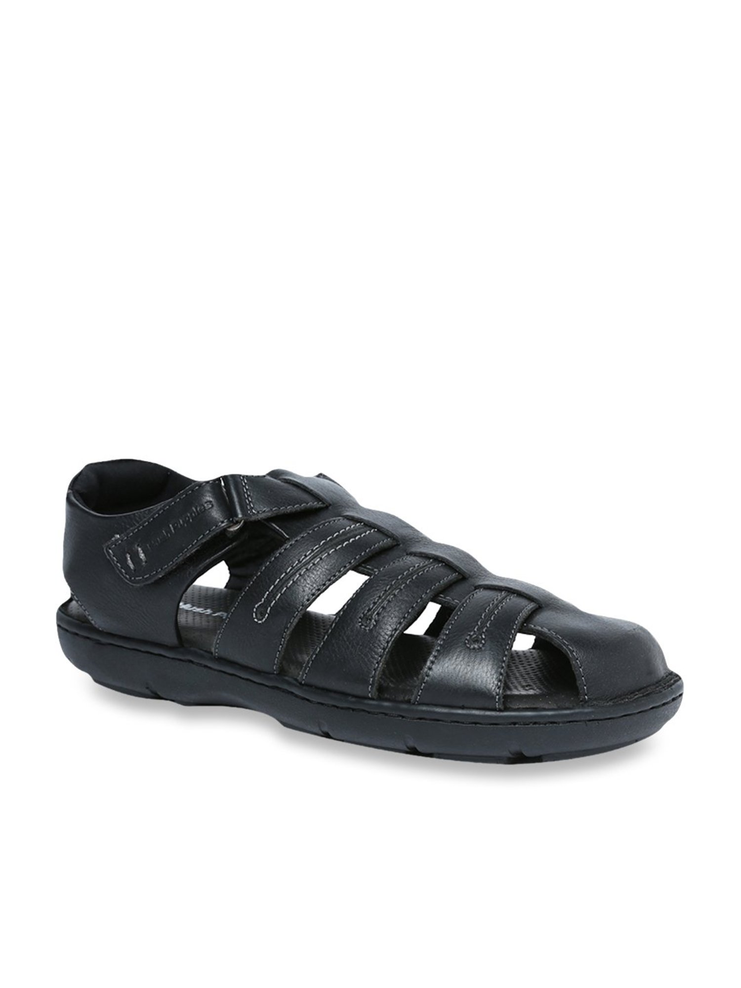 Women's Hush Puppies Black Leather Sandals Heidi York llV - clothing &  accessories - by owner - apparel sale -...