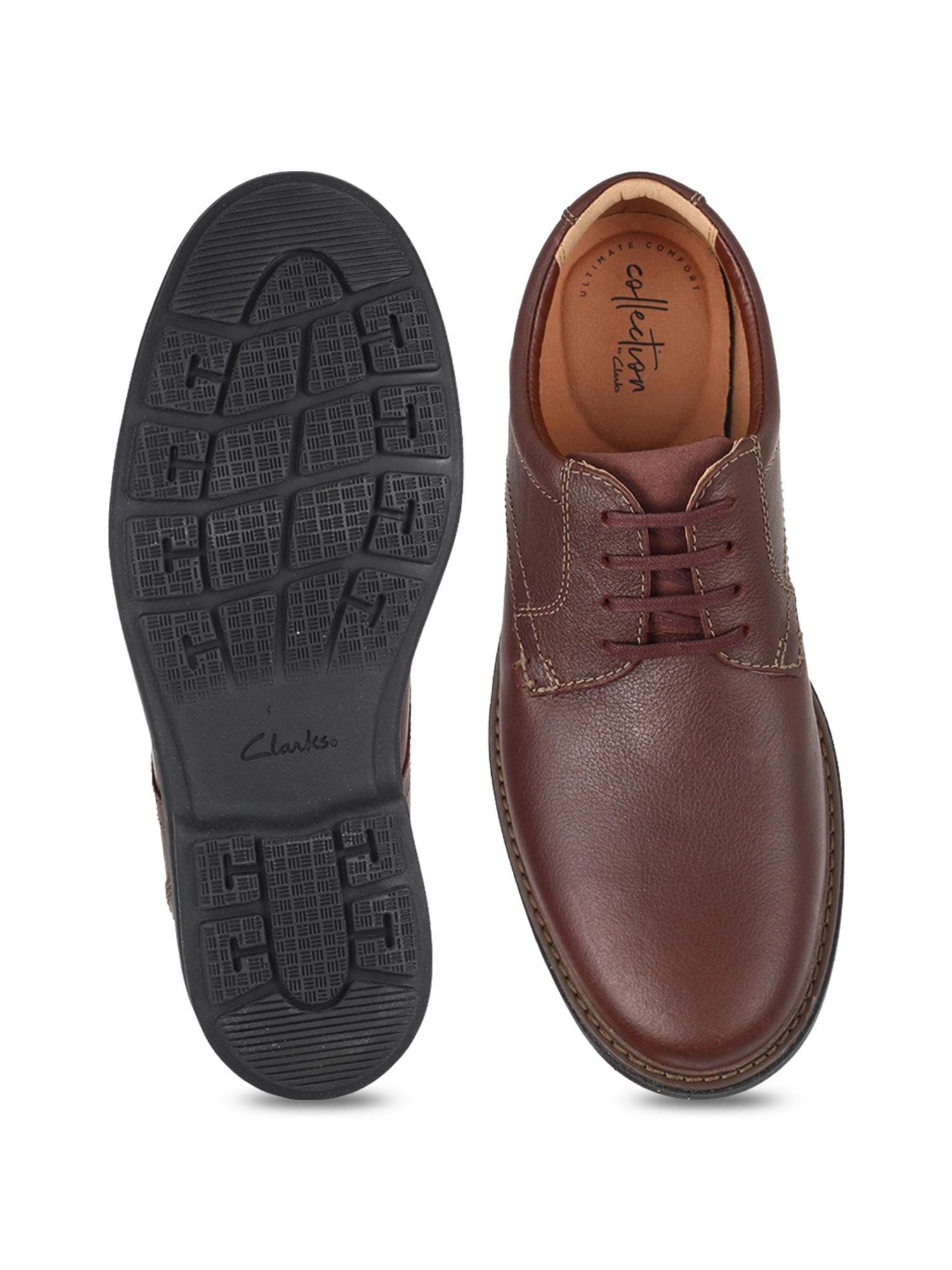 clarks men's rendell plain oxford