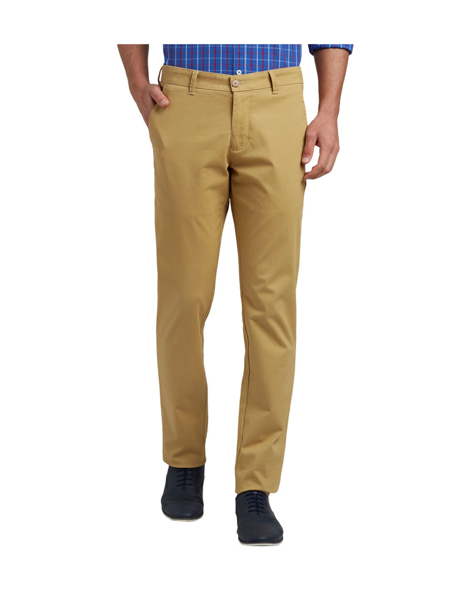 Buy PARX Men's Regular Casual Pants (XMTX03288-H6_Dark Khaki_30) at  Amazon.in