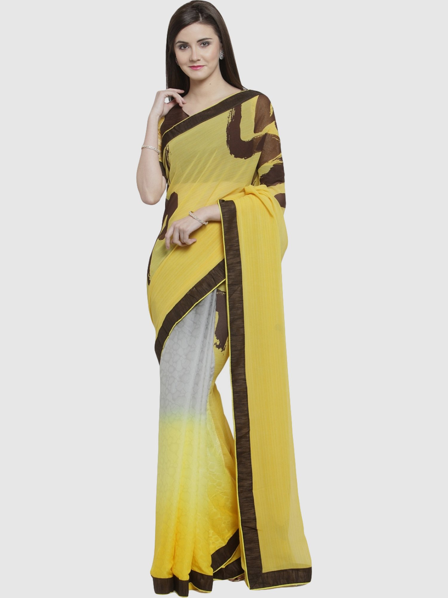 Buy Yellow Sarees for Women by SHAILY Online