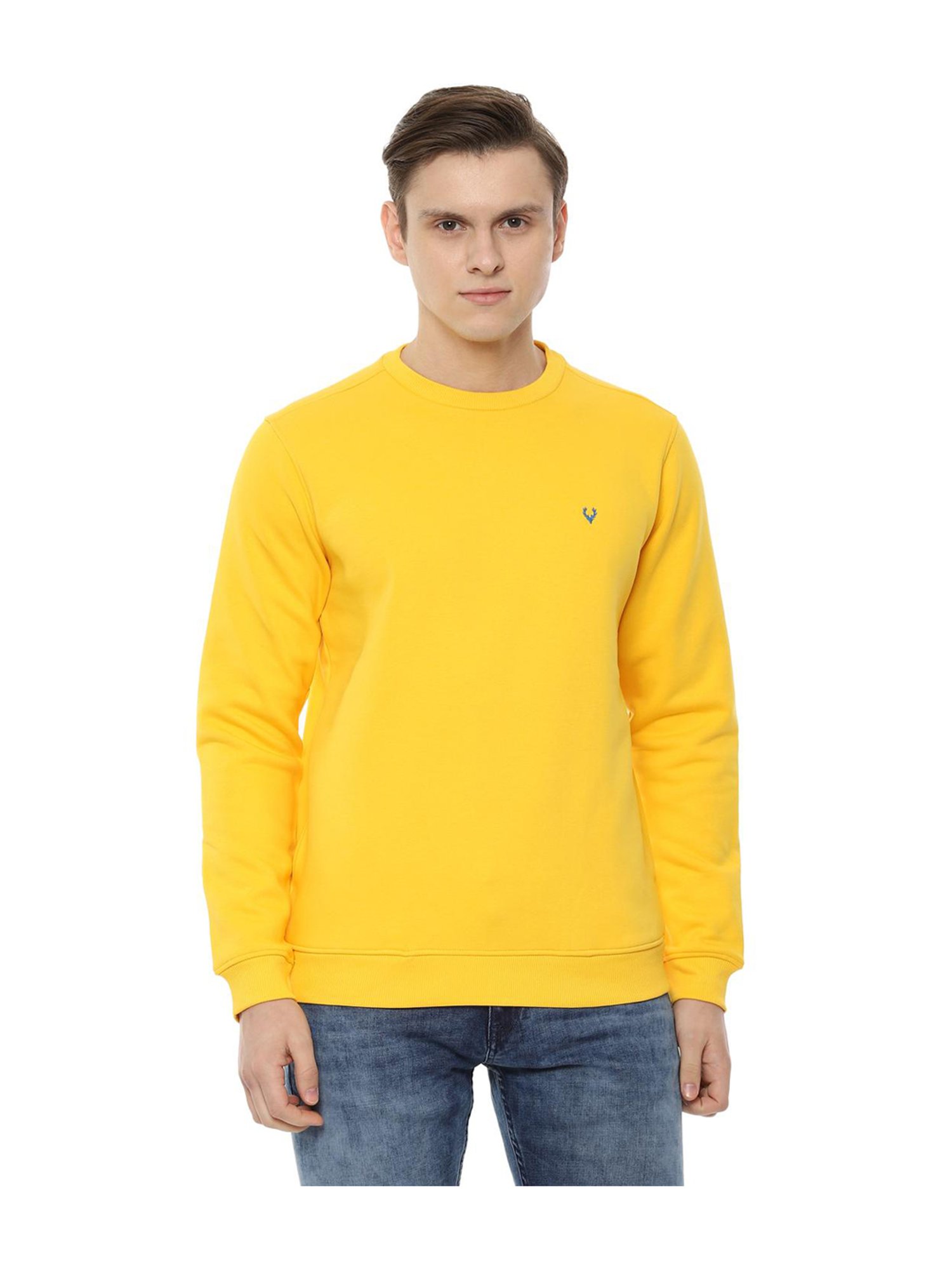 allen solly white sweatshirt