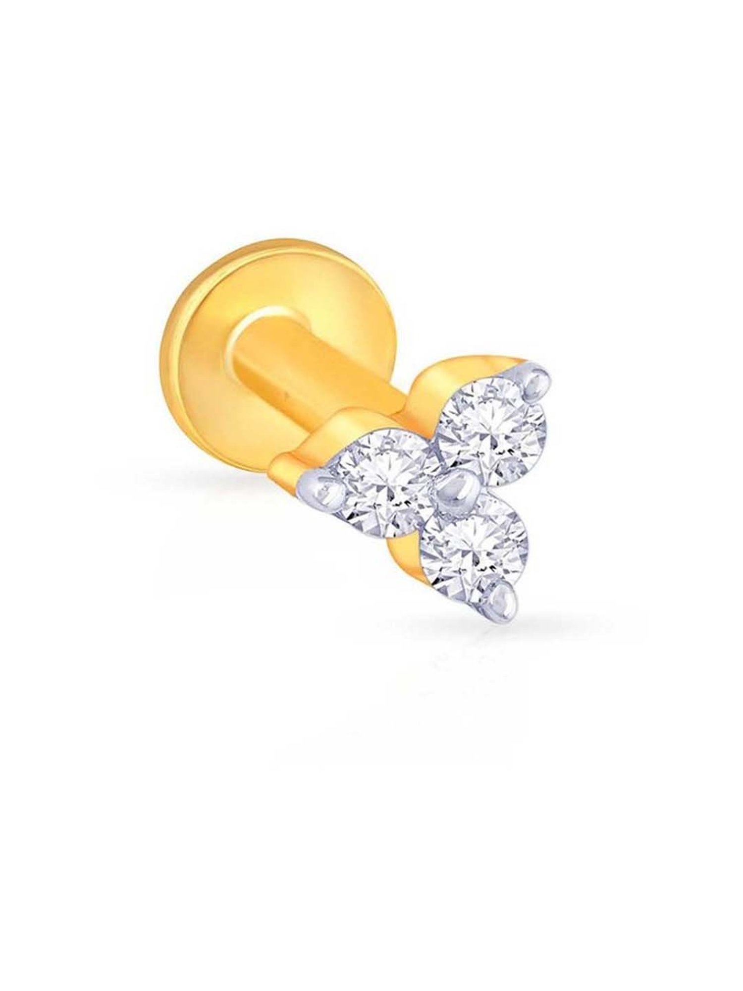 Diamond nose pin price deals in malabar gold