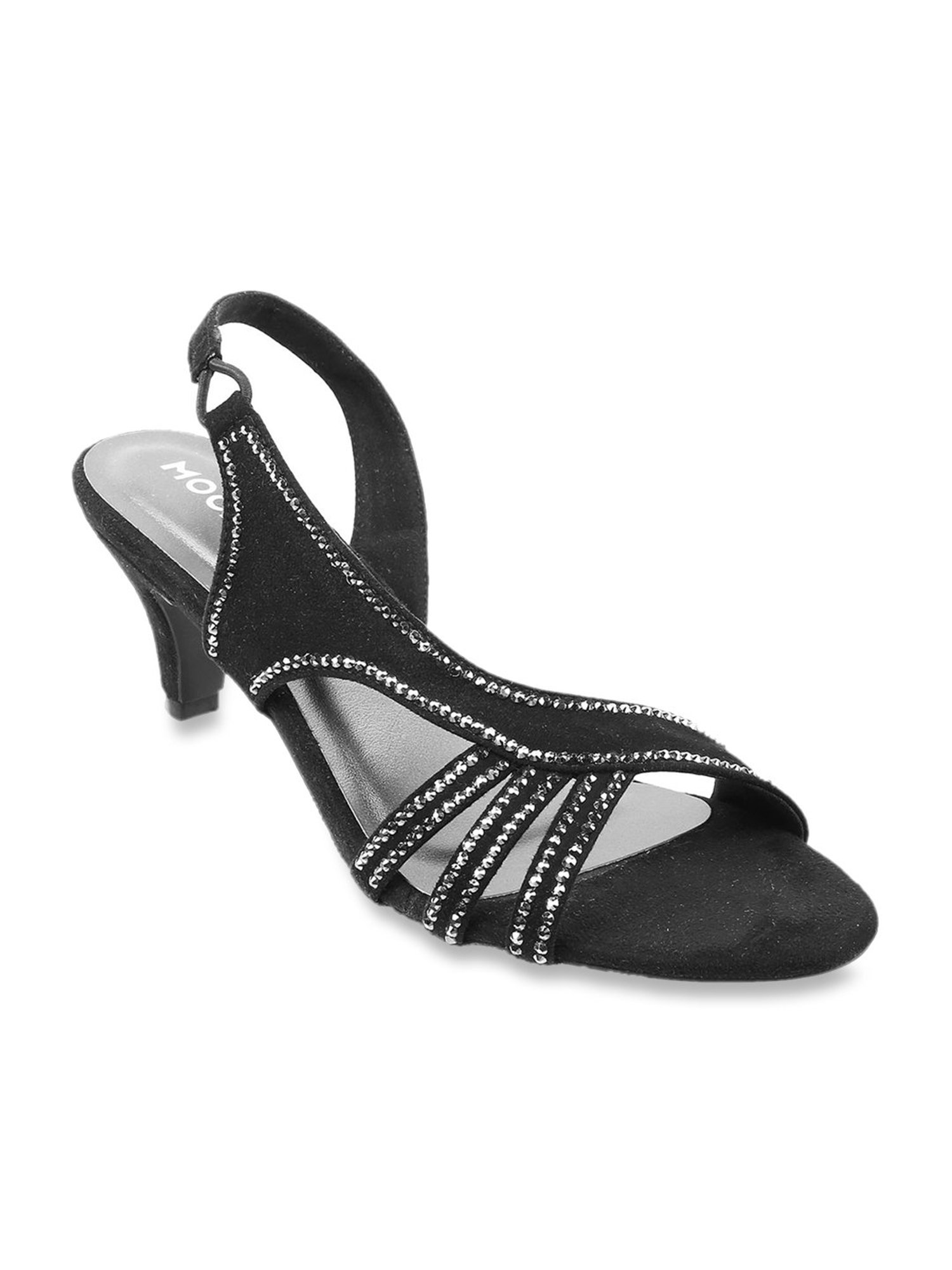 Black dress discount sandals low heel