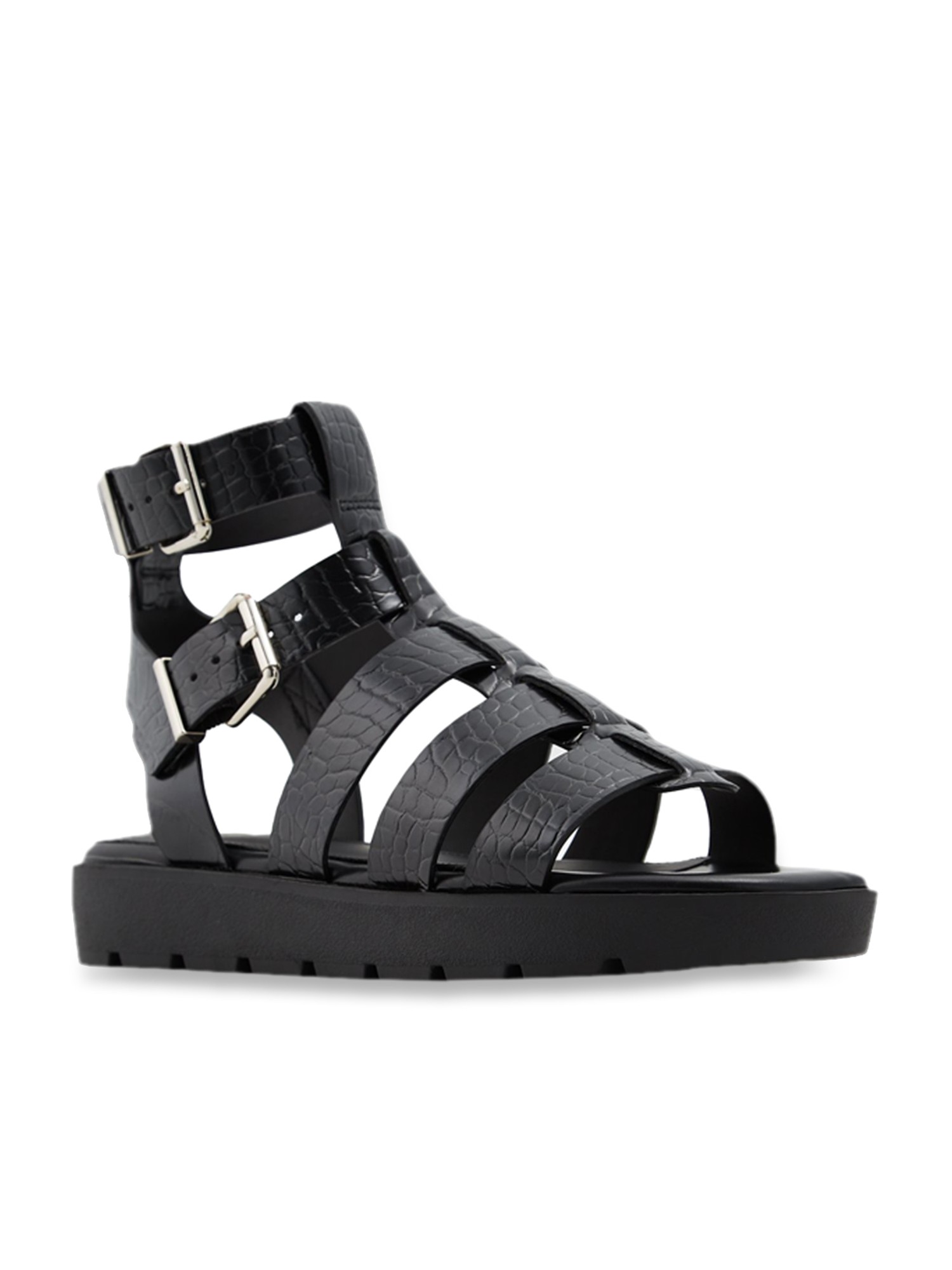 aldo black gladiator sandals