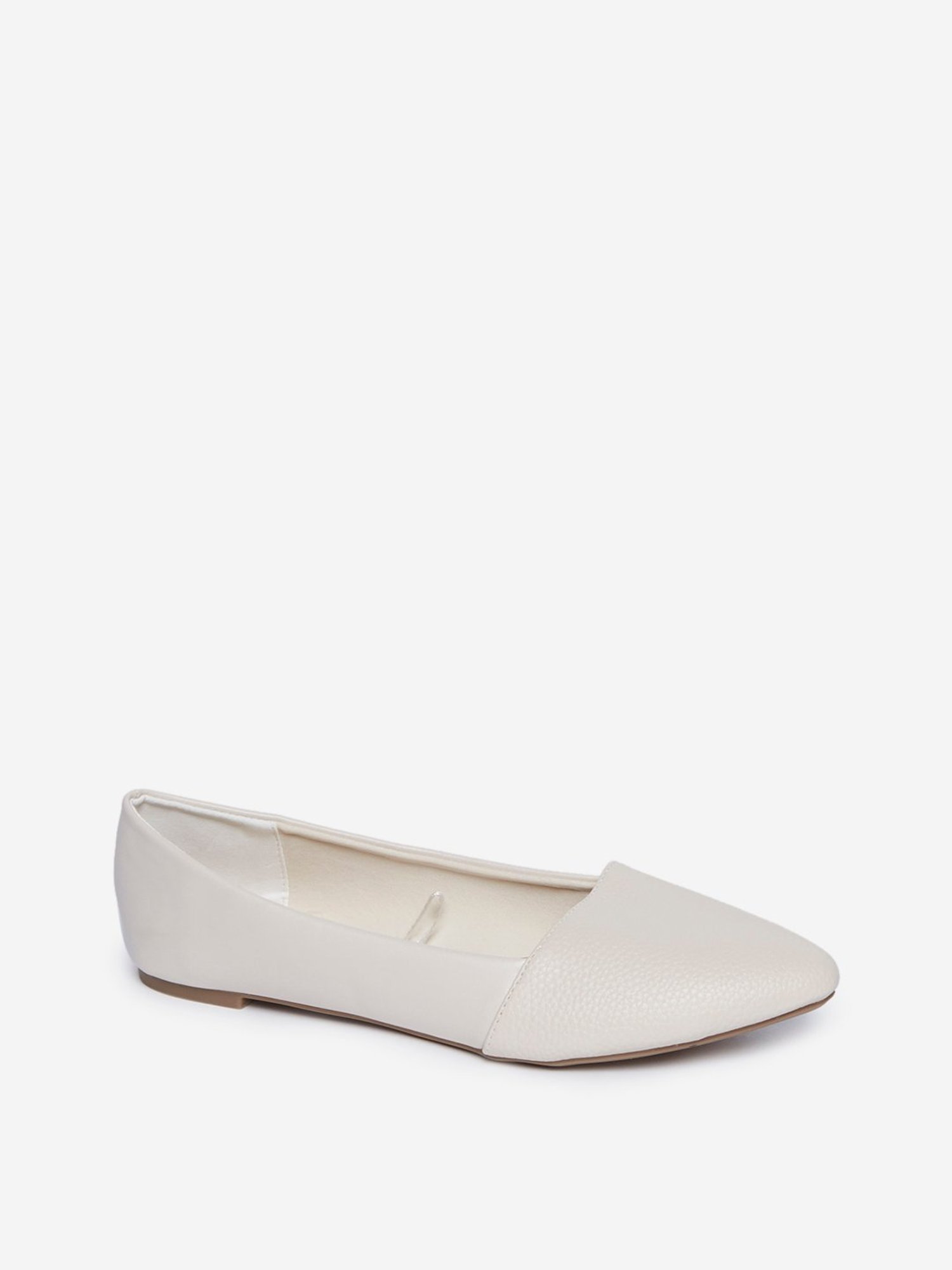 Buy LUNA BLU by Westside Off White Pointed-Toe Flats For Women