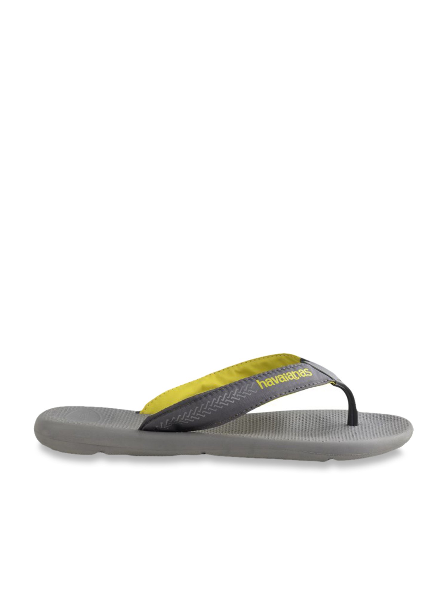 Buy Havaianas Surf Pro Grey Yellow Flip Flops for Men at Best