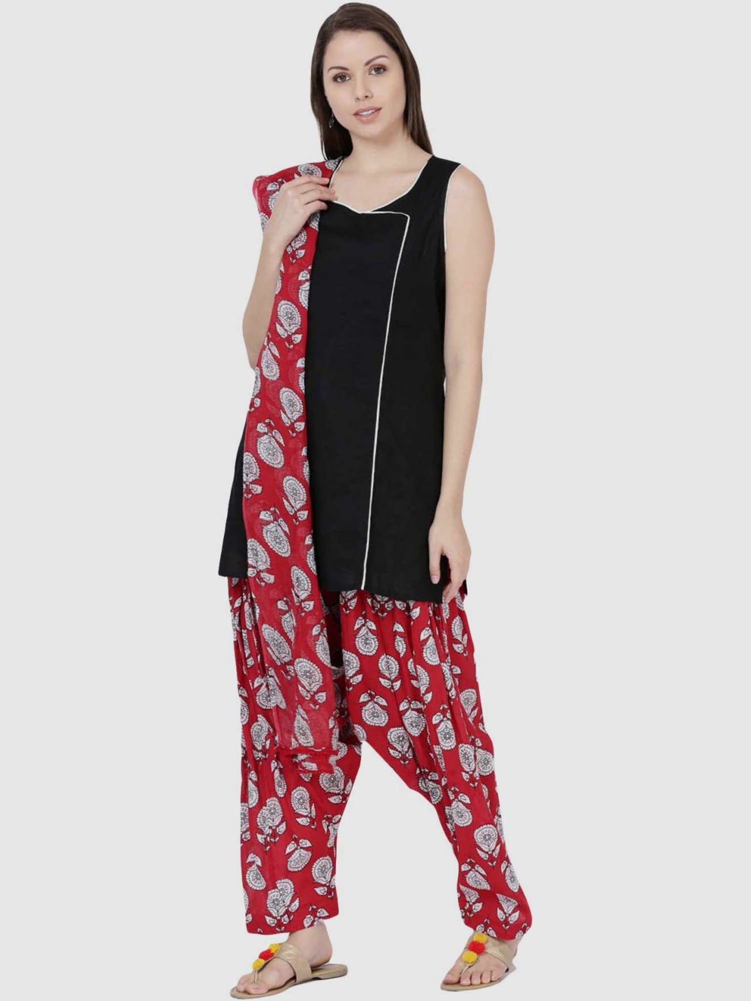 Buy AWA Women's premium soft Cotton Patiala pants, Color - Half White  Size-XXL Online at Best Prices in India - JioMart.