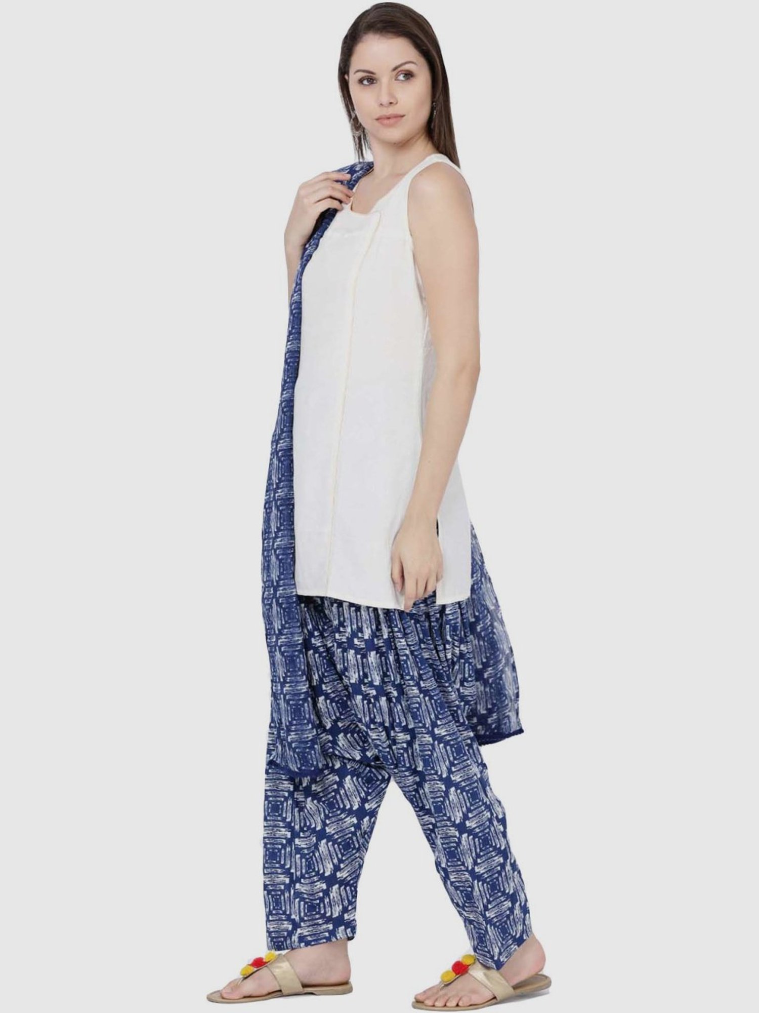 Buy online Soch Embroidered Chanderi Cotton Dress Material from Suits &  Dress material for Women by Soch for ₹4498 at 0% off | 2024 Limeroad.com