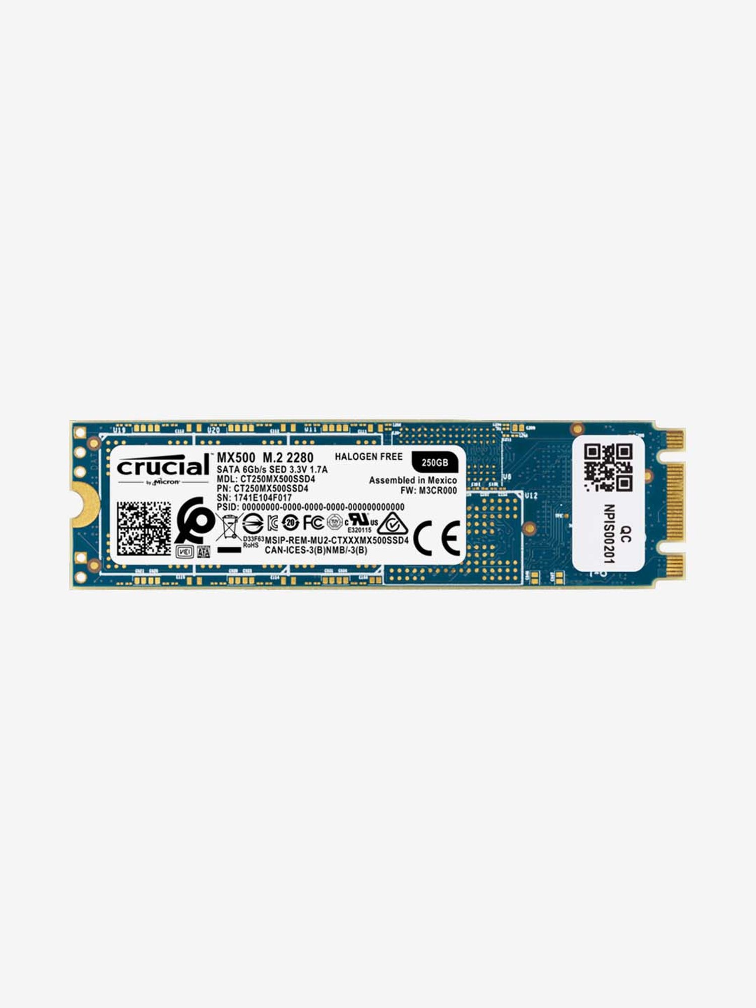 Buy Crucial MX500 250 GB 3D NAND M.2 Type 2280 SSD (CT250MX500SSD4