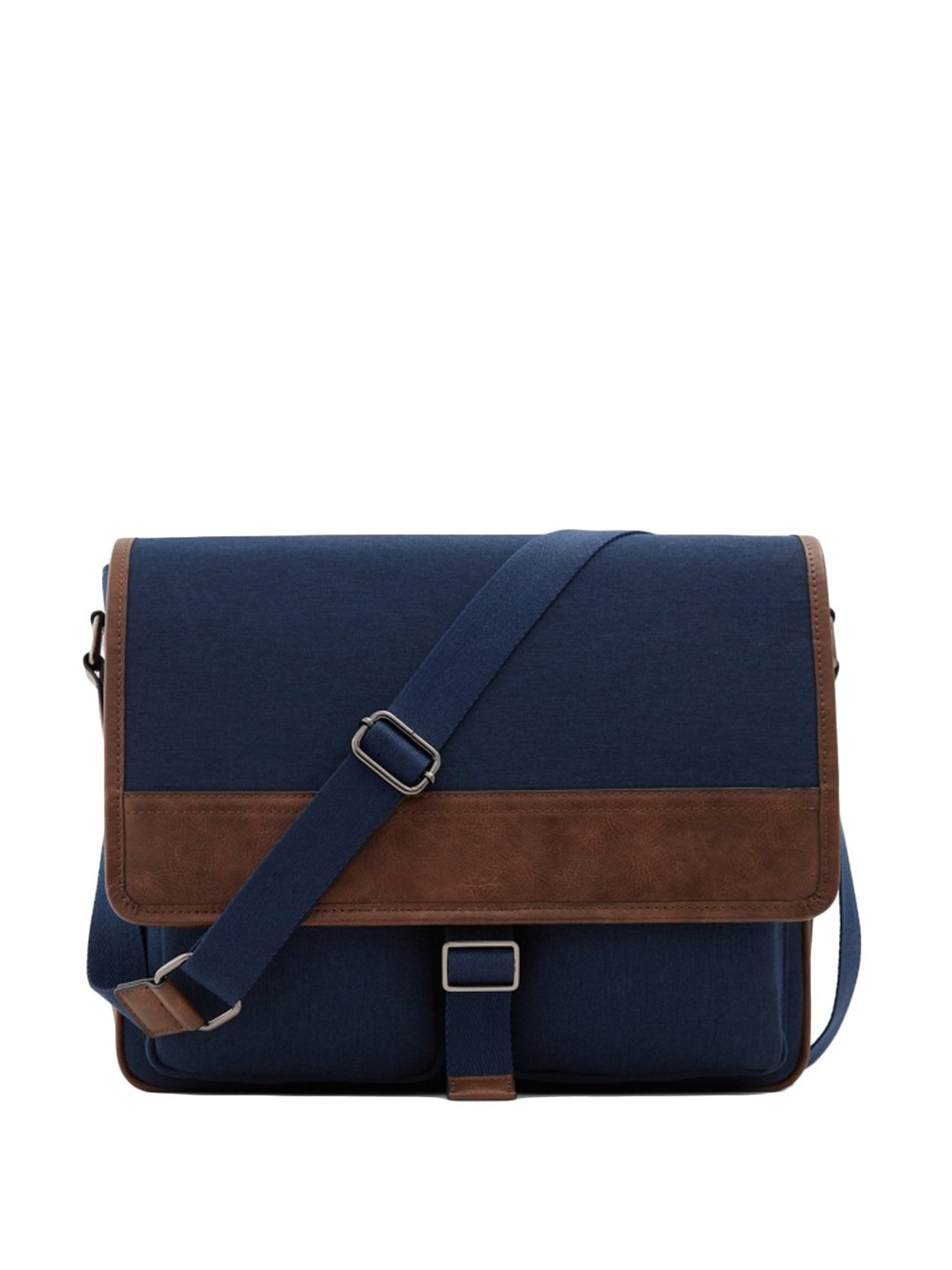 aldo leather messenger bag