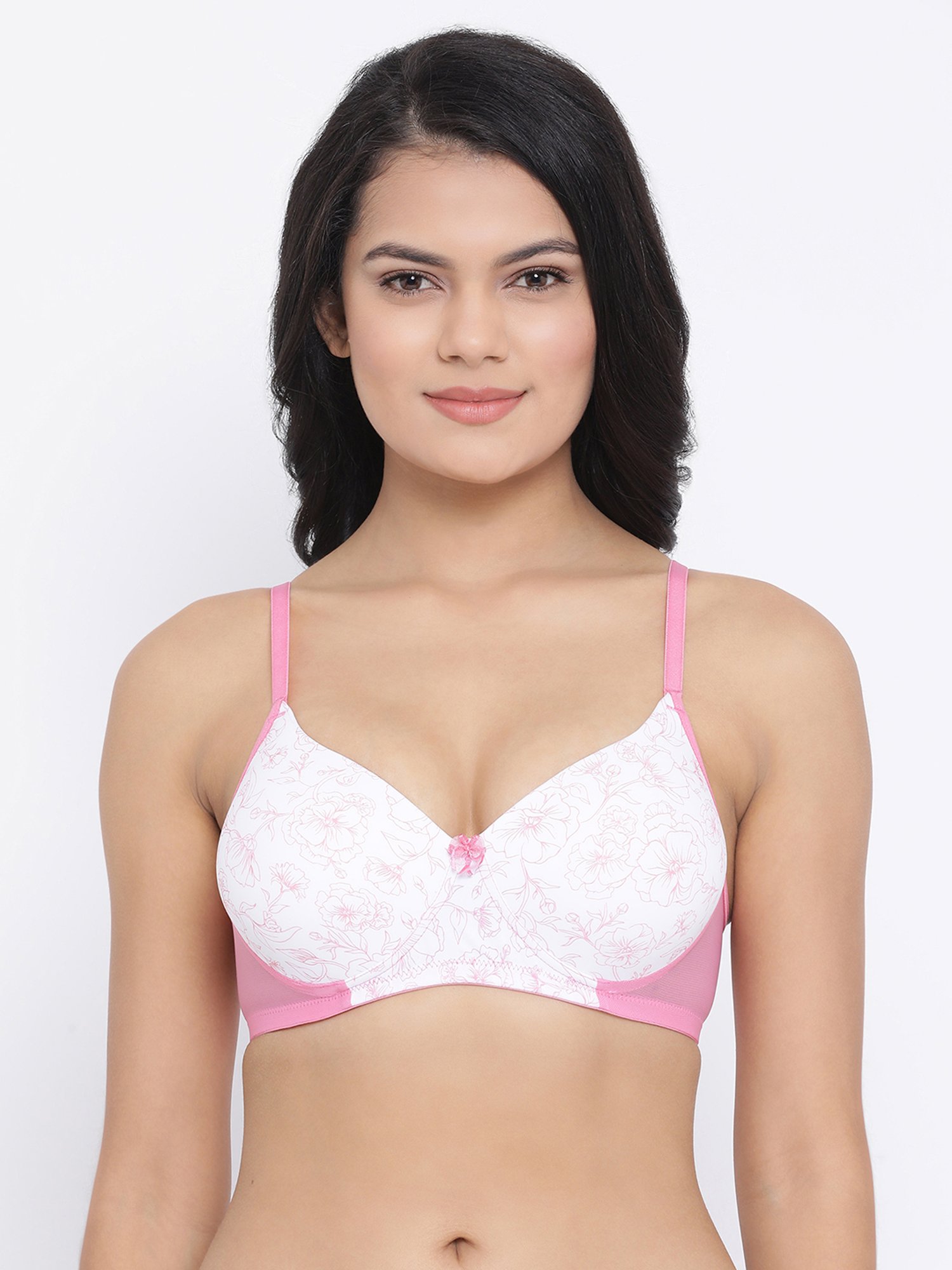 Buy Clovia White Non Wired Padded T-Shirt Bra for Women Online @ Tata CLiQ