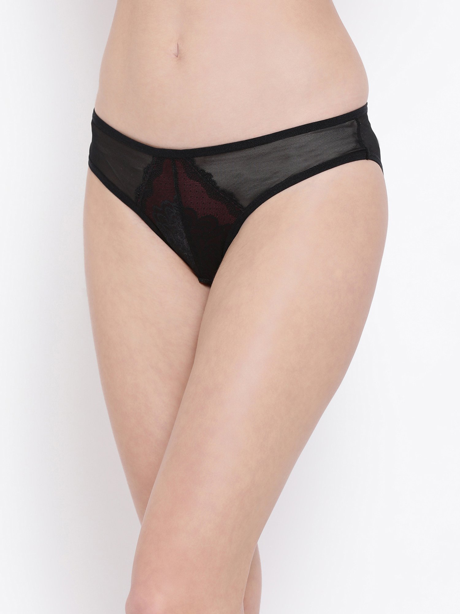 Buy Clovia Black Lace Bikini Panty for Women Online @ Tata CLiQ