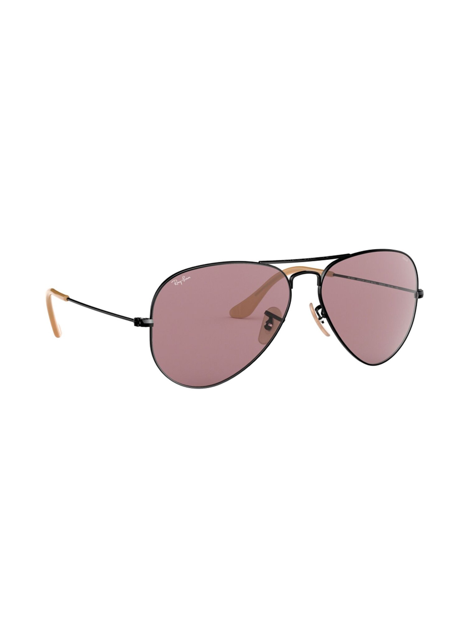 Buy Ray Ban 0rb3025 Light Purple Evolve Icons Aviator 58 Mm Online At Best Price Tata Cliq