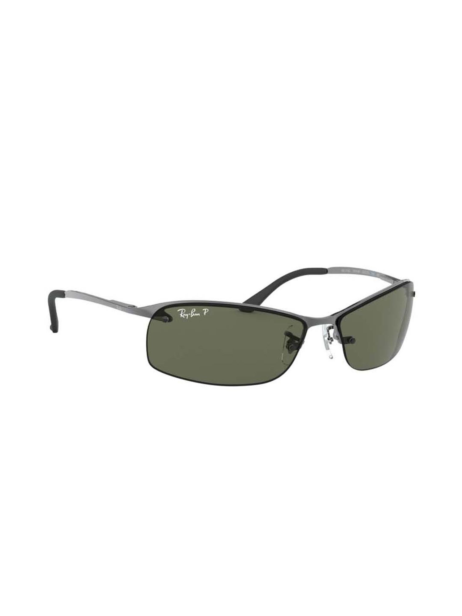 Ray Ban 0rb31 Green Polarized Active Lifestyle Rectangular Sunglasses 63 Mm From Ray Ban At Best Prices On Tata Cliq