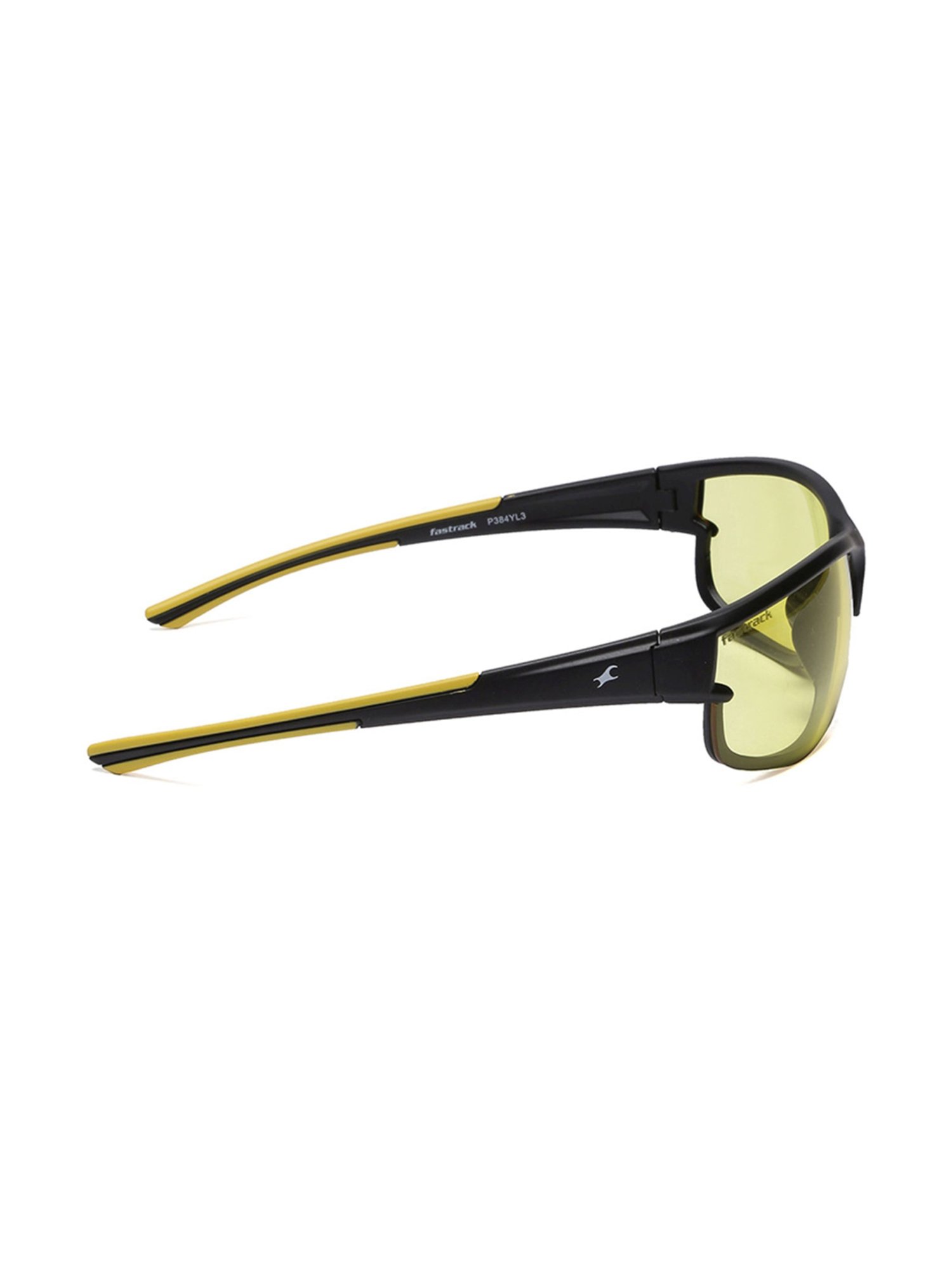 fastrack NBP384YL3 Full Rim Square Sports Men Sunglass (Black, Yellow) in  Cuttack at best price by Giri Opticals - Justdial