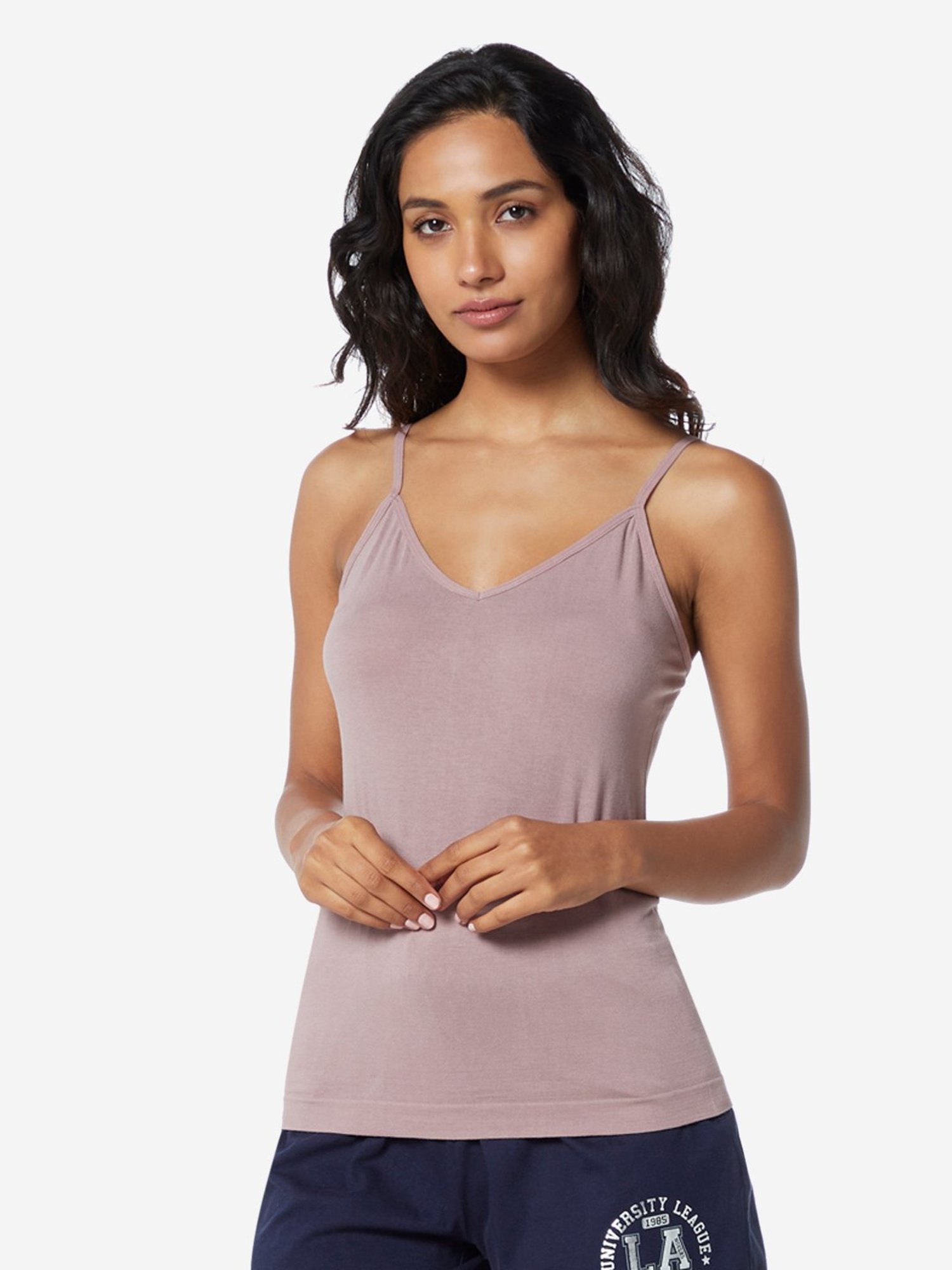 Buy Wunderlove by Westside Light Taupe Seam-free Camisole for Women Online  @ Tata CLiQ