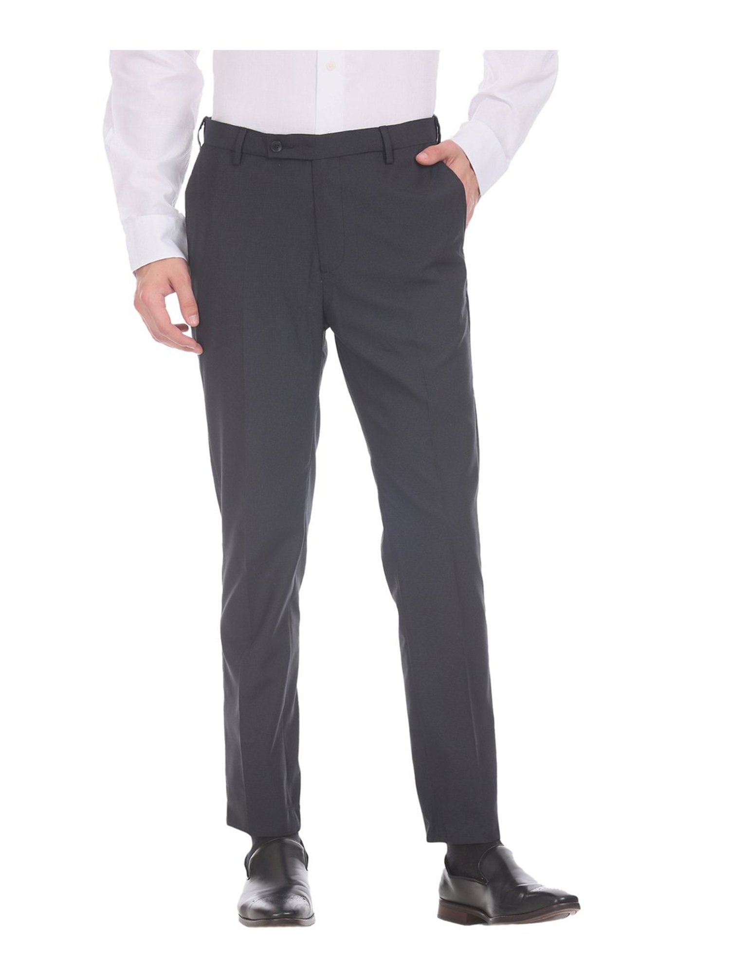 Arrow Formal Trousers  Buy Arrow Flat Front Tapered Fit Trousers Online   Nykaa Fashion