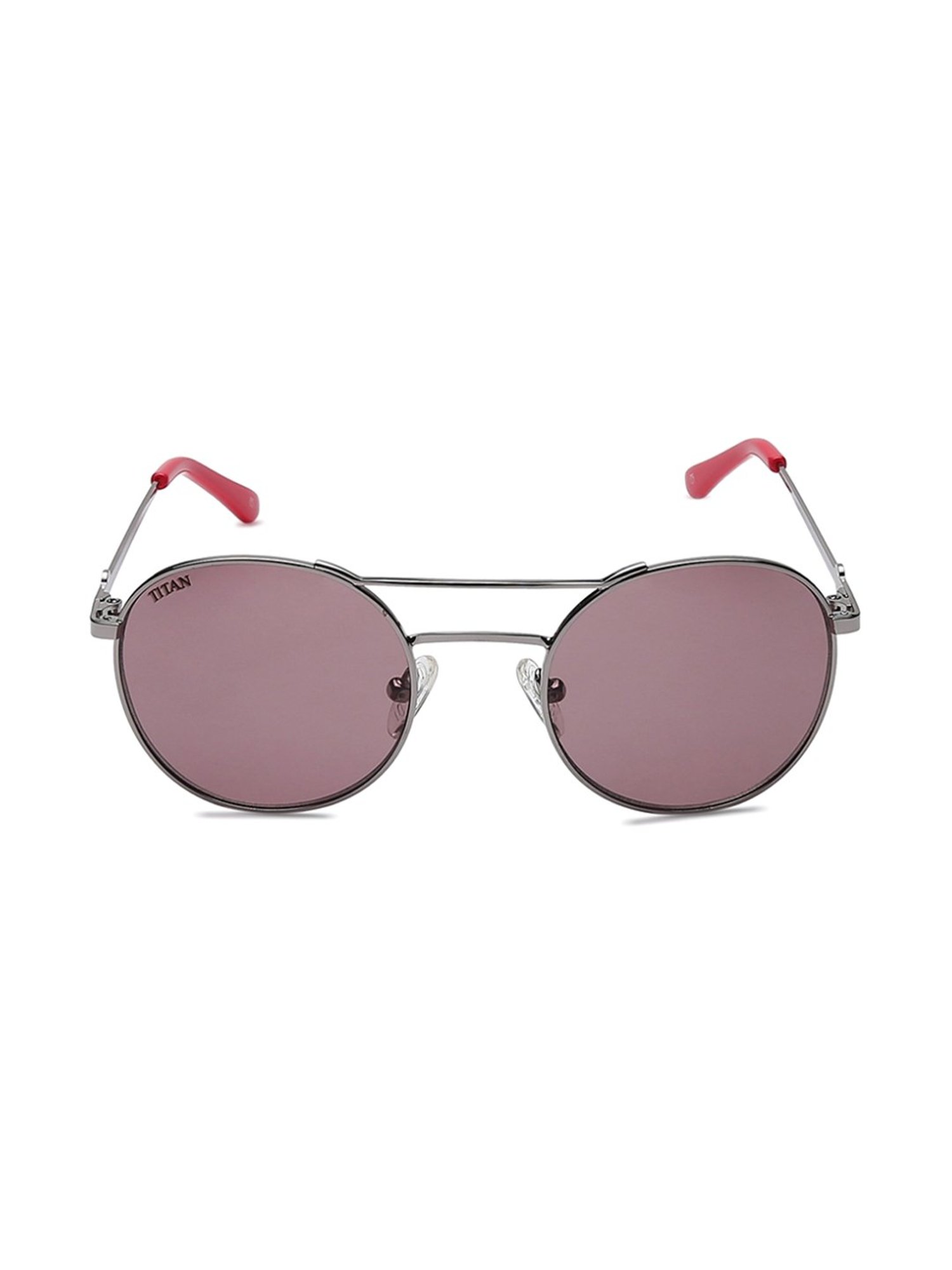 Buy Glares By Titan Men Mirrored Aviator Sunglasses G184PLMLMB - Sunglasses  for Men 487984 | Myntra