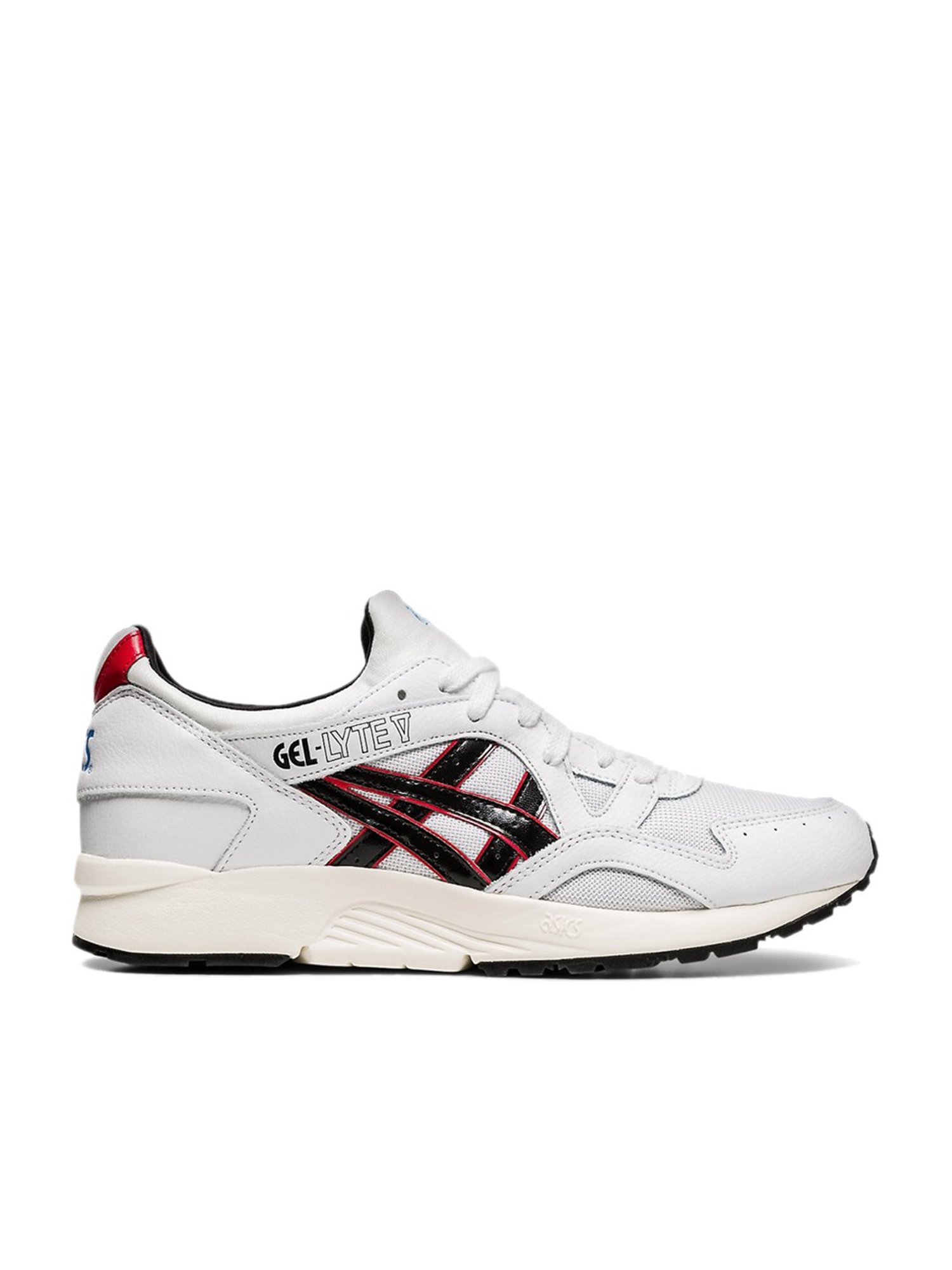 Asics gel lyte v red clearance white