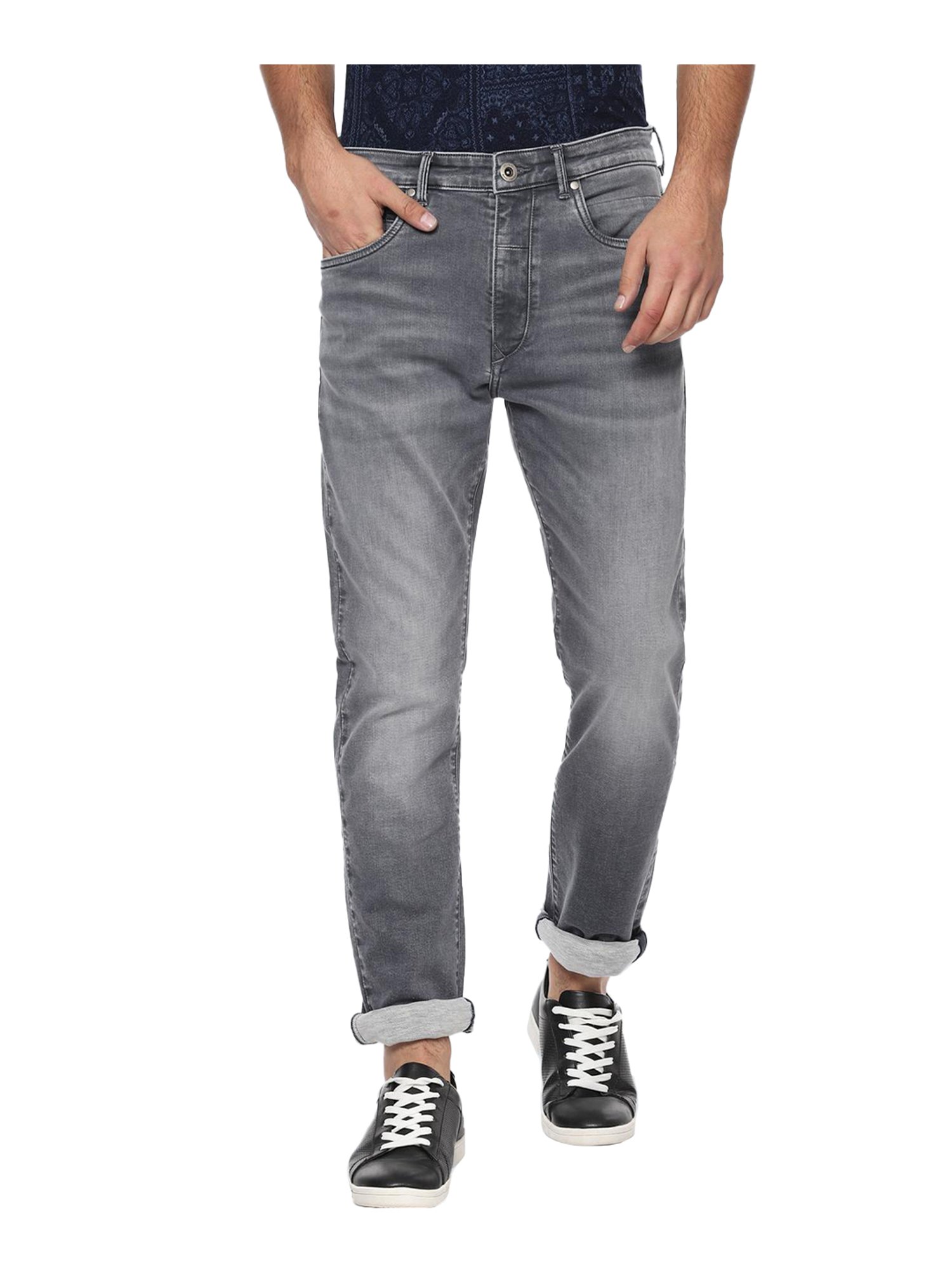 Buy Grey Jeans for Men by LOUIS PHILIPPE Online