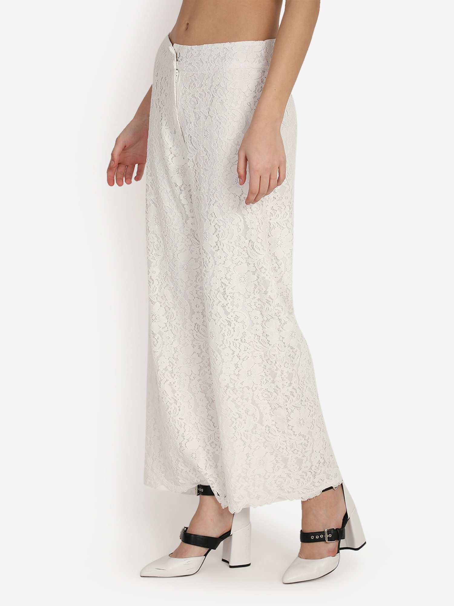 Mayori Pants  Buy Mayori Sassy White Lace Border Pant Online  Nykaa  Fashion