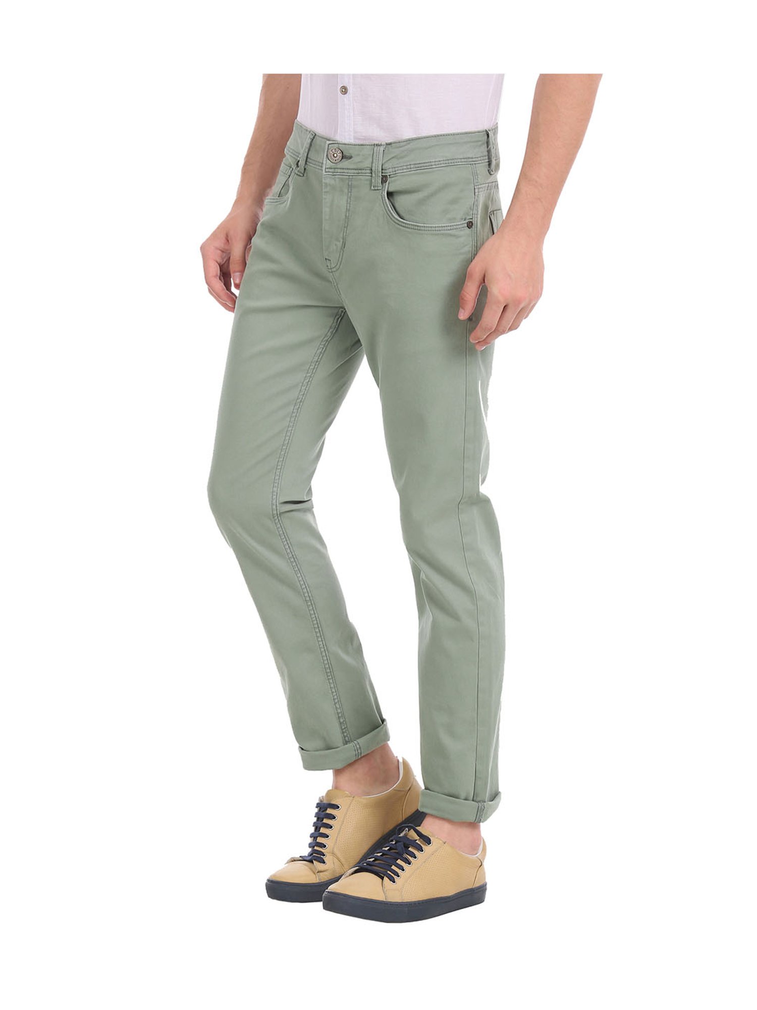 Buy Colt Green Slim Fit Jeans for Men 