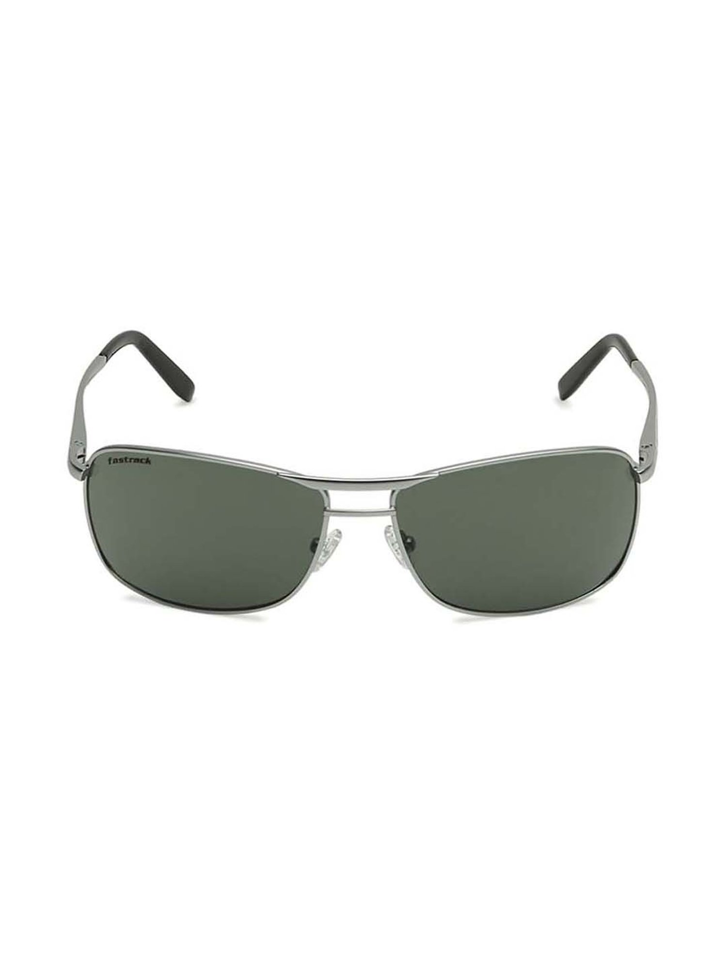 Fastrack UV protected Square Men's Sunglasses (P357BK1|41 millimeters|Smoke  (Grey/Black)) - EASYCART