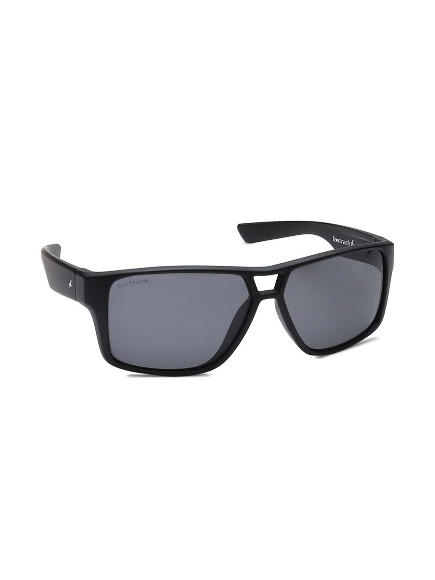 Fastrack Rectangular Stylish Sunglasses- Grey Free Size