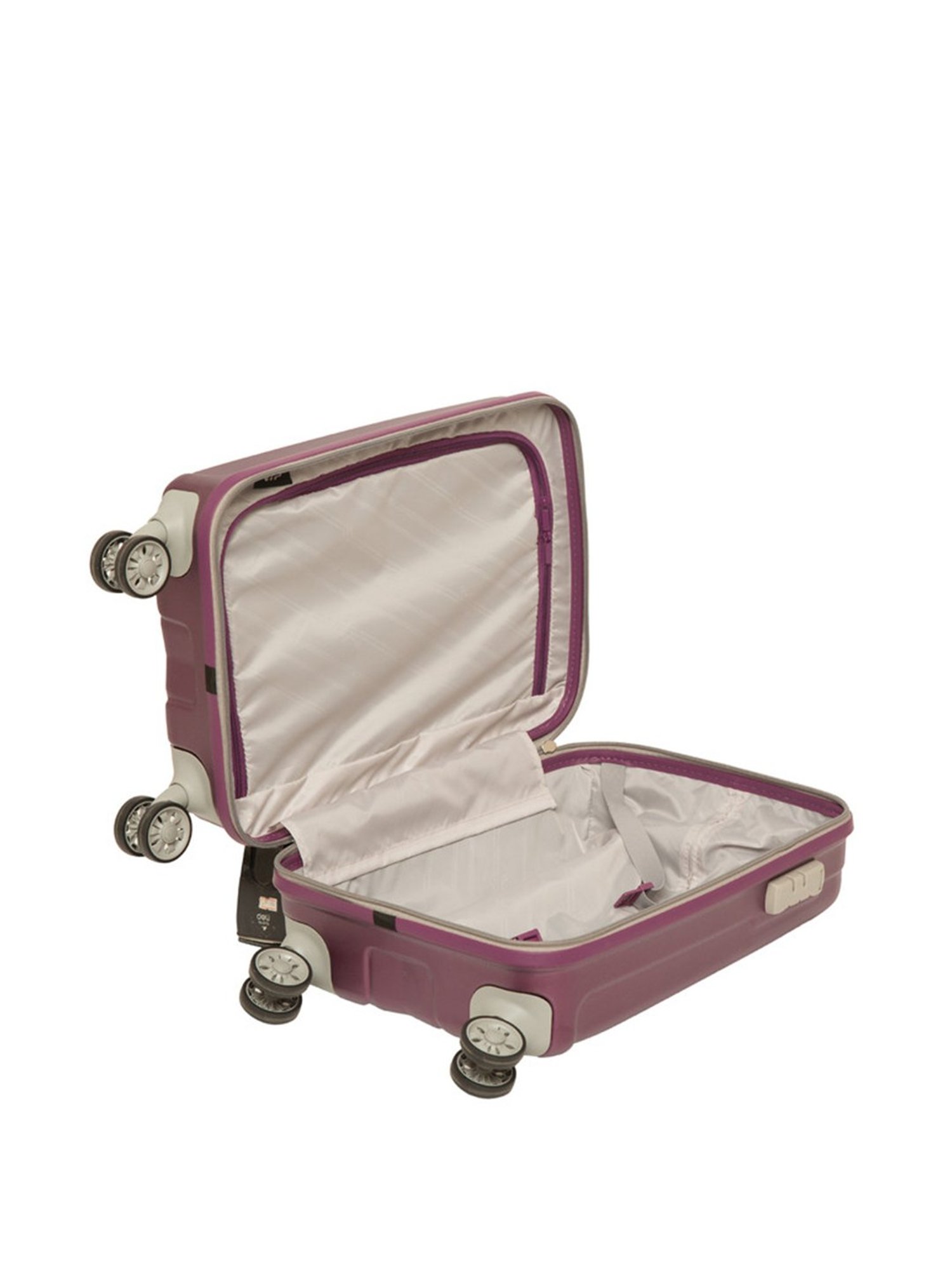 Buy Citizen Journey Pulse Trolley Bag for Travel 78 cms Large Check-in Luggage  Bag | Polyester Soft Sided Suitcase for Travel with 4 Spinner Wheel &  Built-in Combination Lock (Purple) Online at