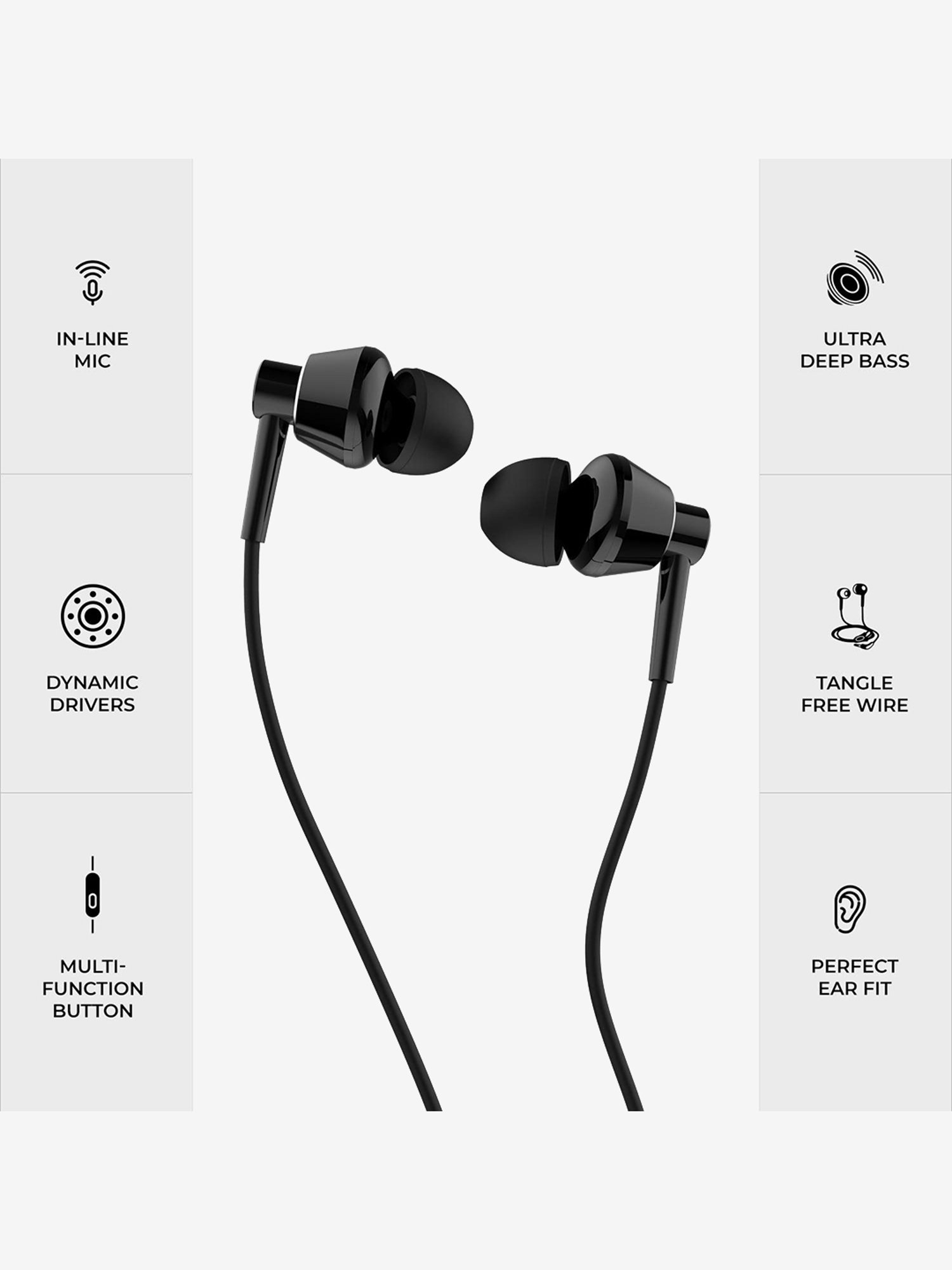 noise wired earphones