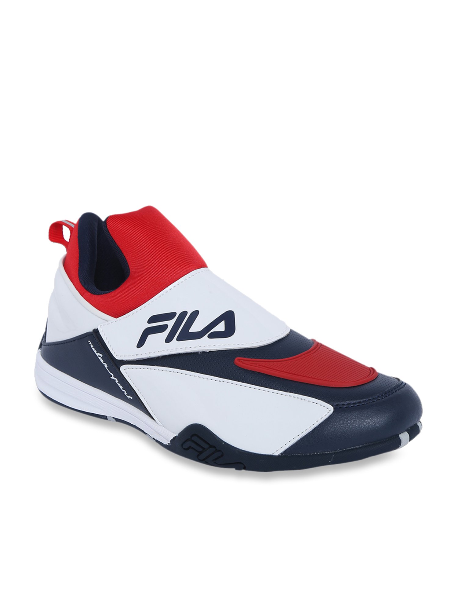 Fila Tailfin Mid White \u0026 Red Sneakers 