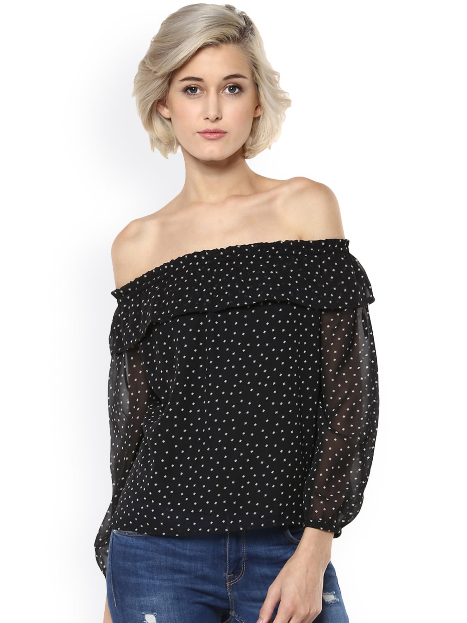 Buy Harpa Cream Casual Top online