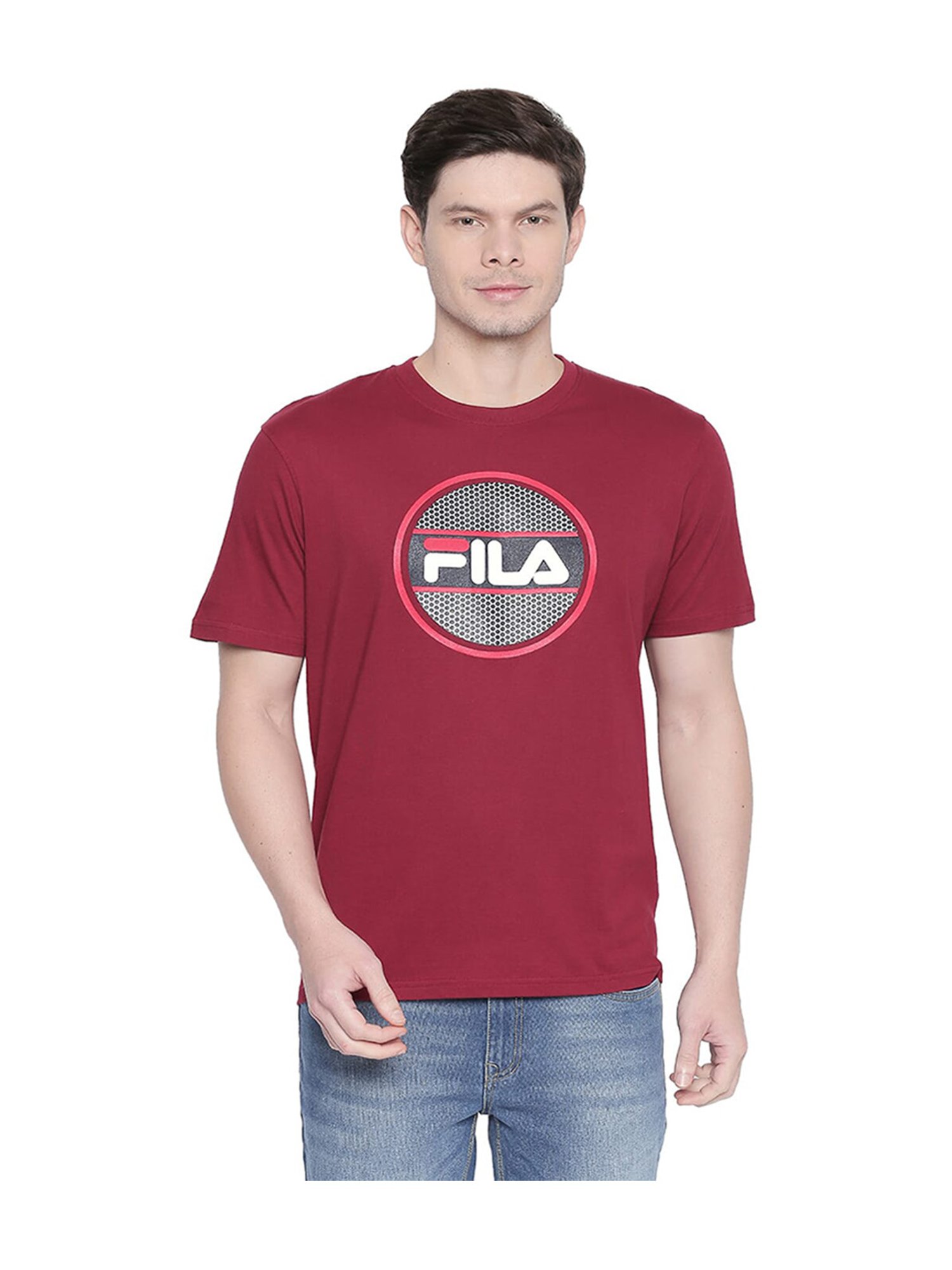 fila red t shirt