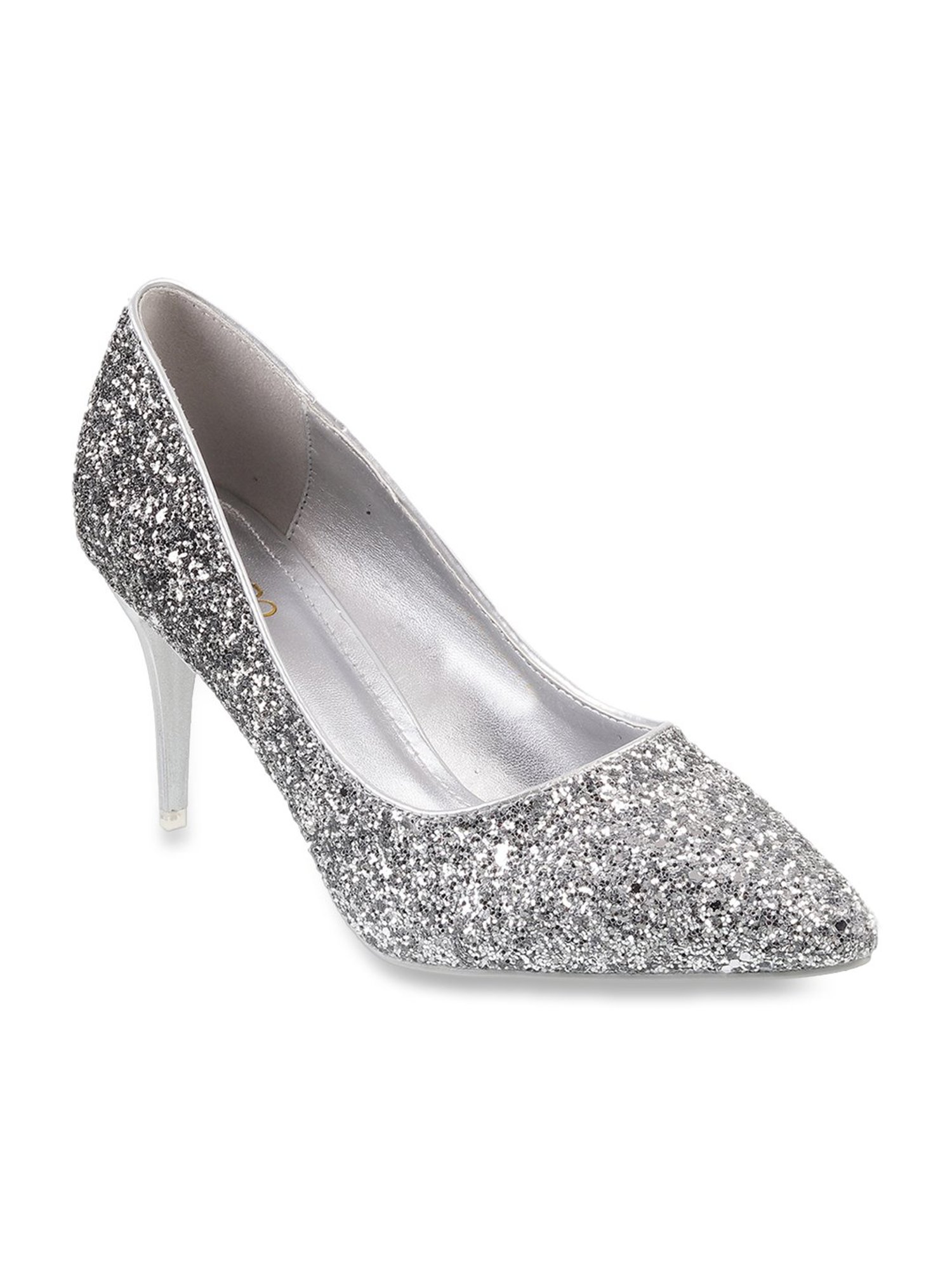Womens Angella True Silver Satin Crystal Block-heel Platform Stiletto  Sandal | Nina Shoes