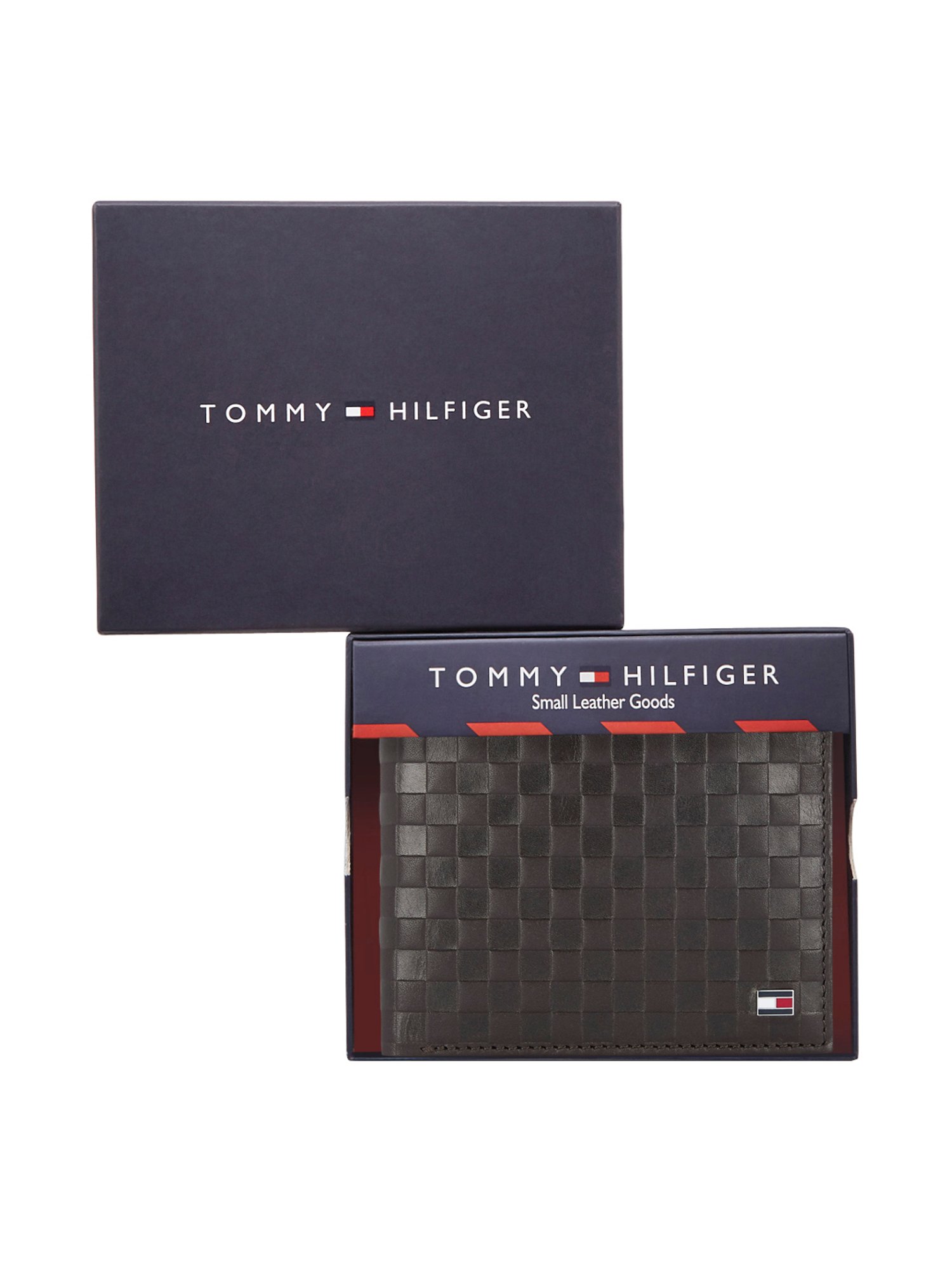 Tommy Hilfiger Castell Black Leather Men's Wallet