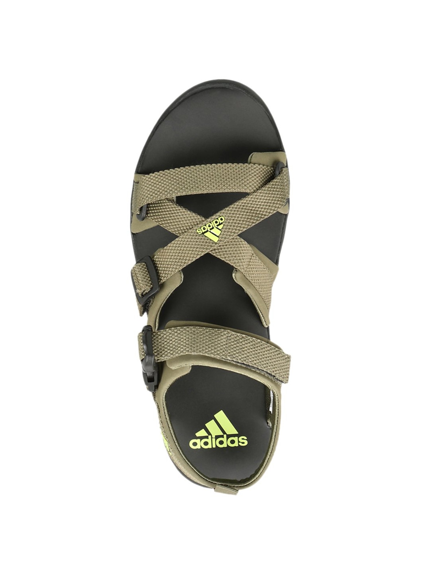 adidas olive floaters