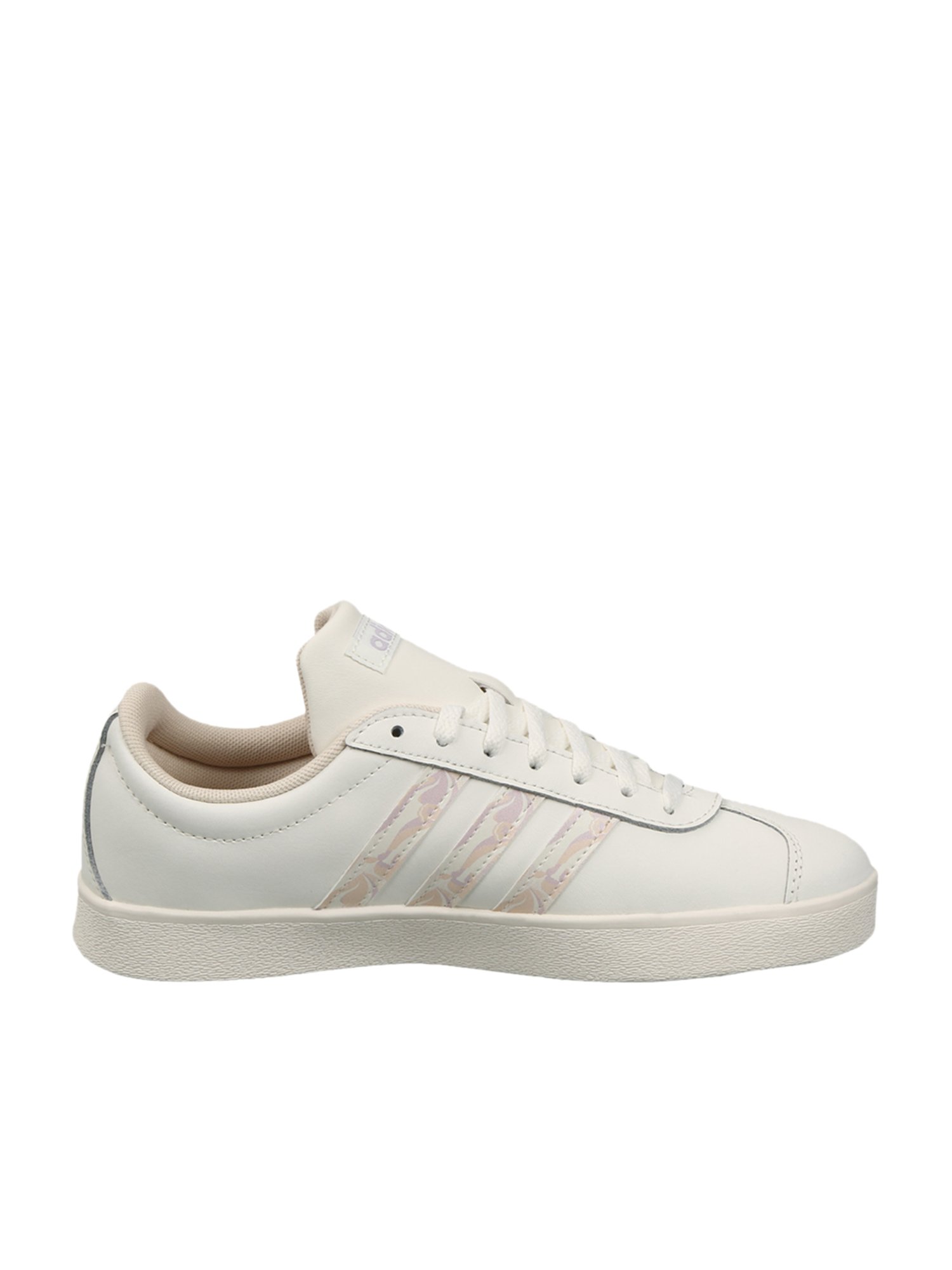 Buy Adidas Vl Court 2.0 Off White Sneakers for Women at Best Price