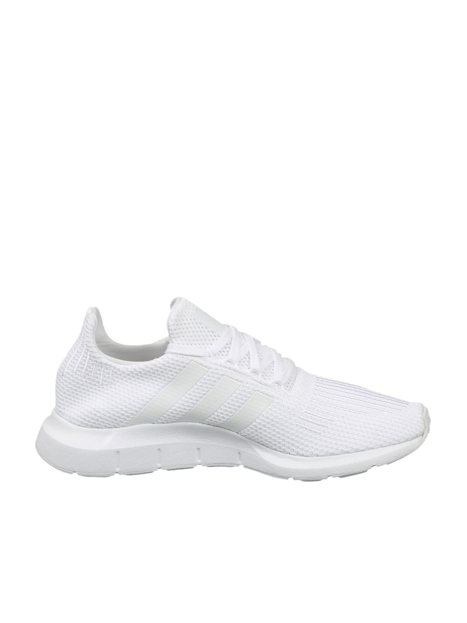 Adidas all white swift 2025 run