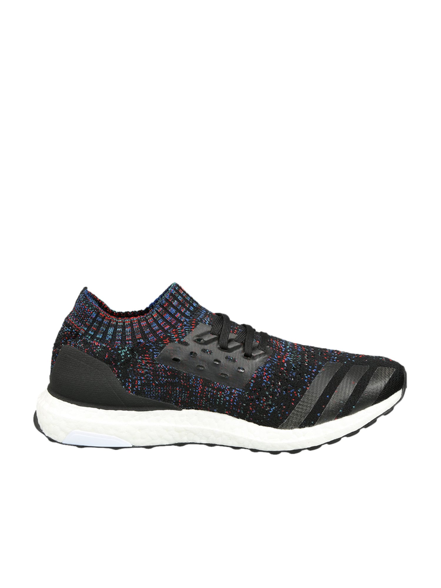 Adidas ultraboost uncaged men's running shoes core black/active clearance red