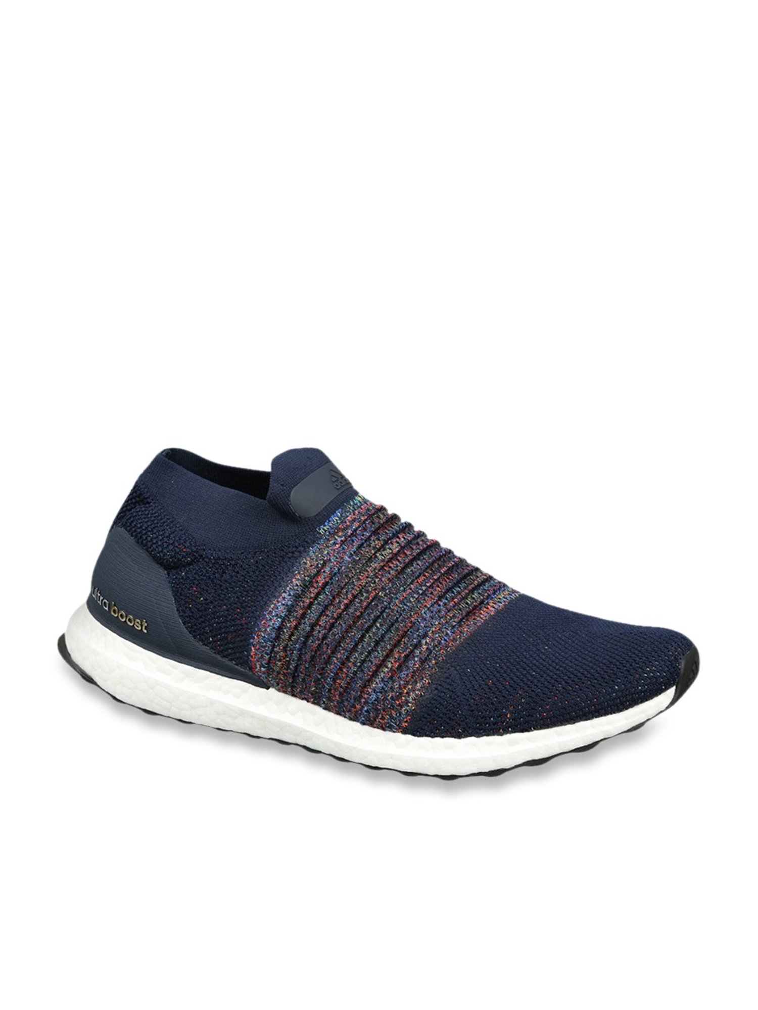 Ultra boost cheap laceless navy