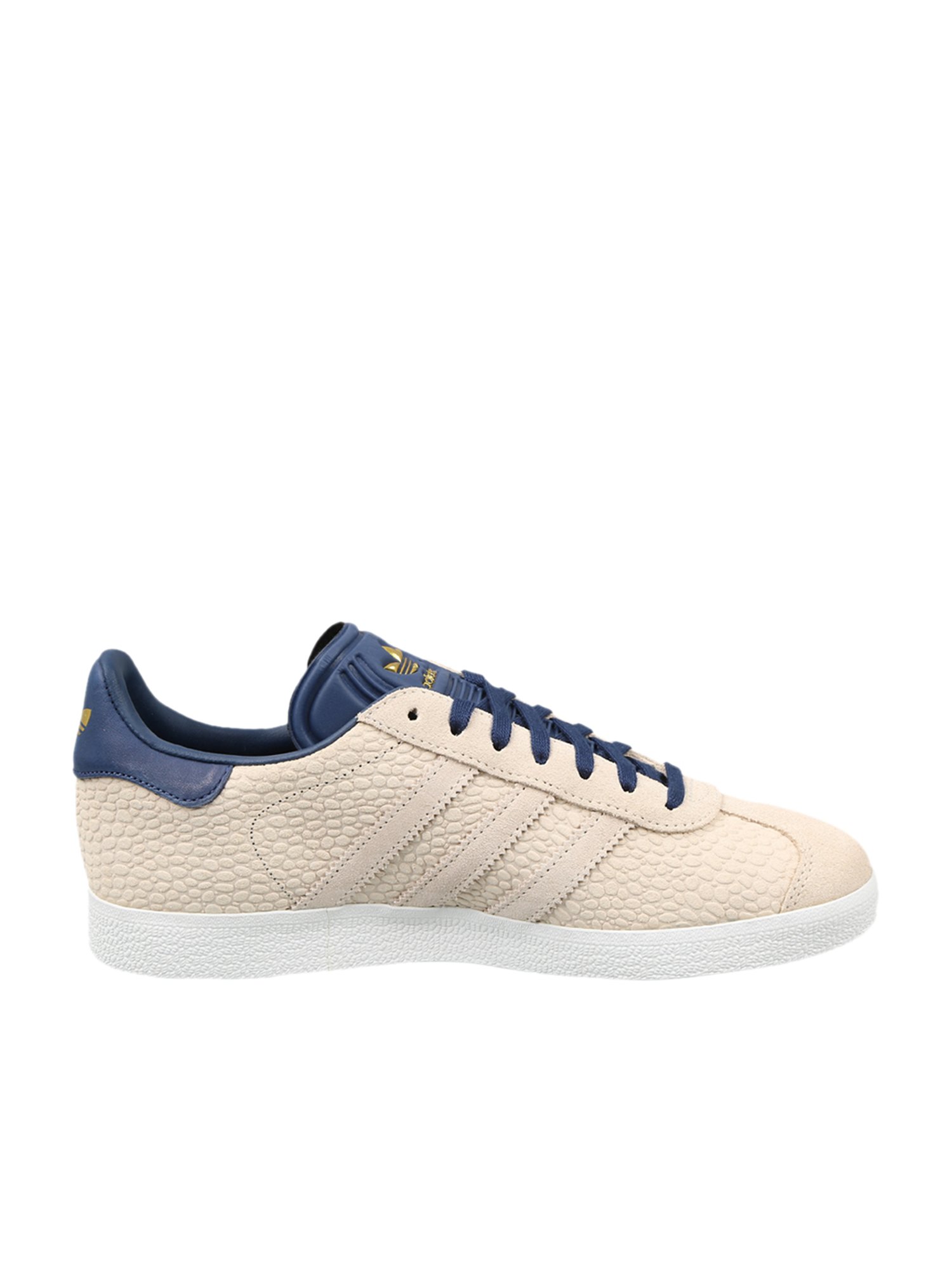 beige adidas gazelle trainers