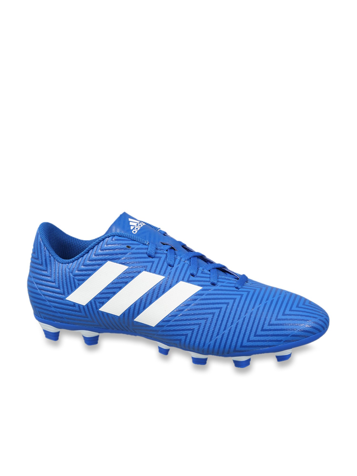 Post impresionismo Pico Retocar Buy Adidas Nemeziz 18.4 FXG Blue Football Shoes for Men at Best Price @  Tata CLiQ