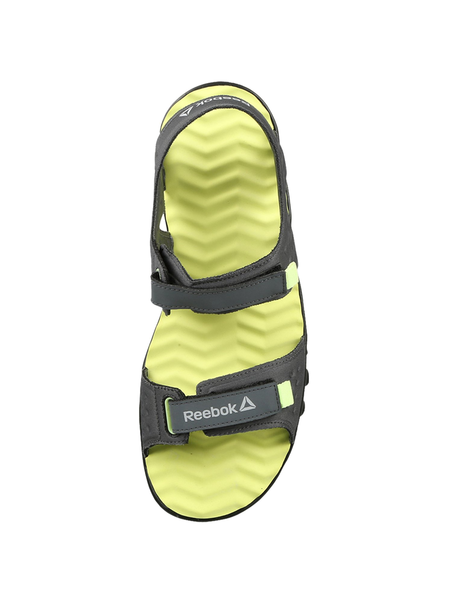 Carbon Grey Floater Sandals from Reebok 