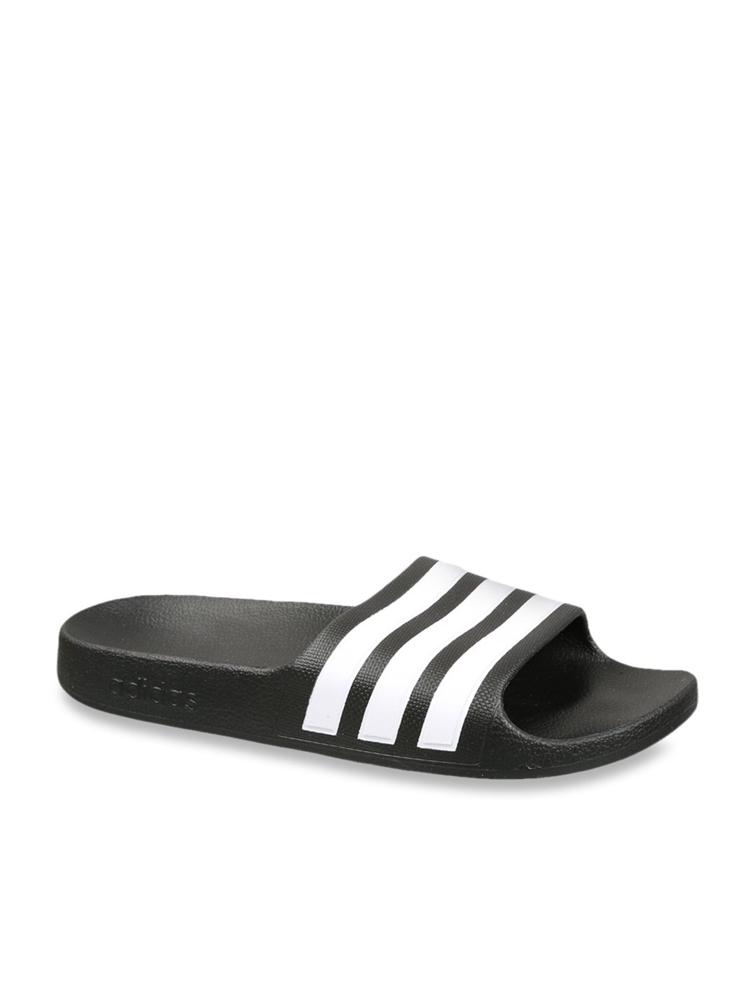 Buy Adidas Kids Adilette Aqua Black Casual Sandals for Boys at