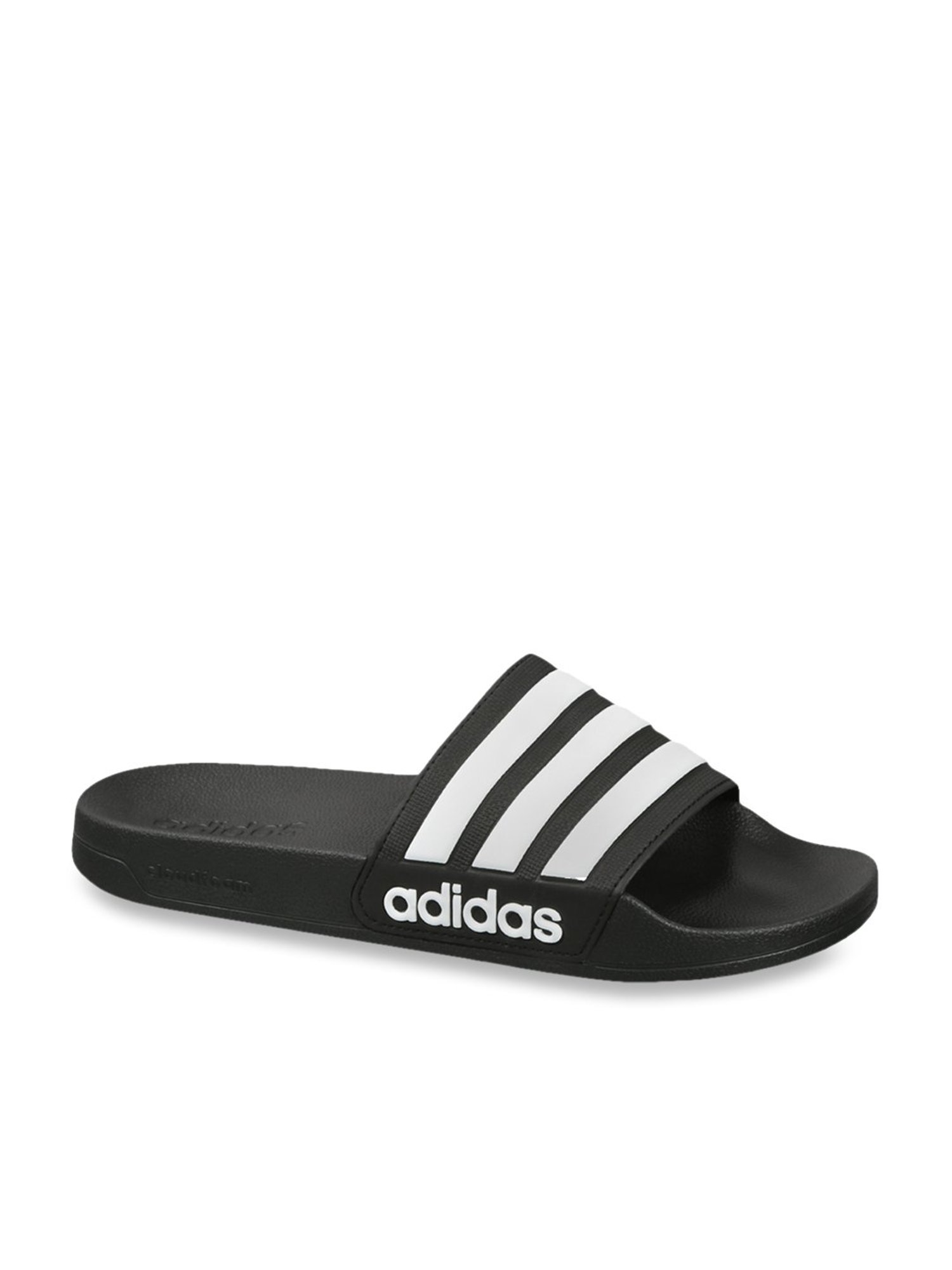 Buy Adidas Cloudfoam Splash Black Casual Sandals for Men at Best