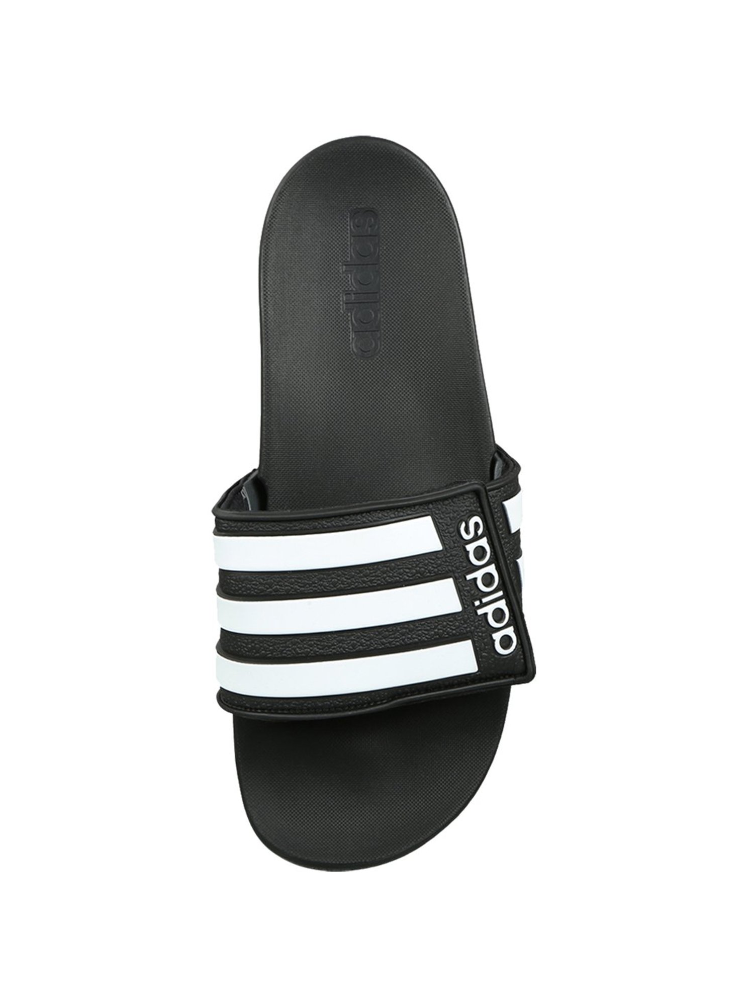 Buy Adidas Adilette Comfort ADJ Black Casual Sandals for Men at