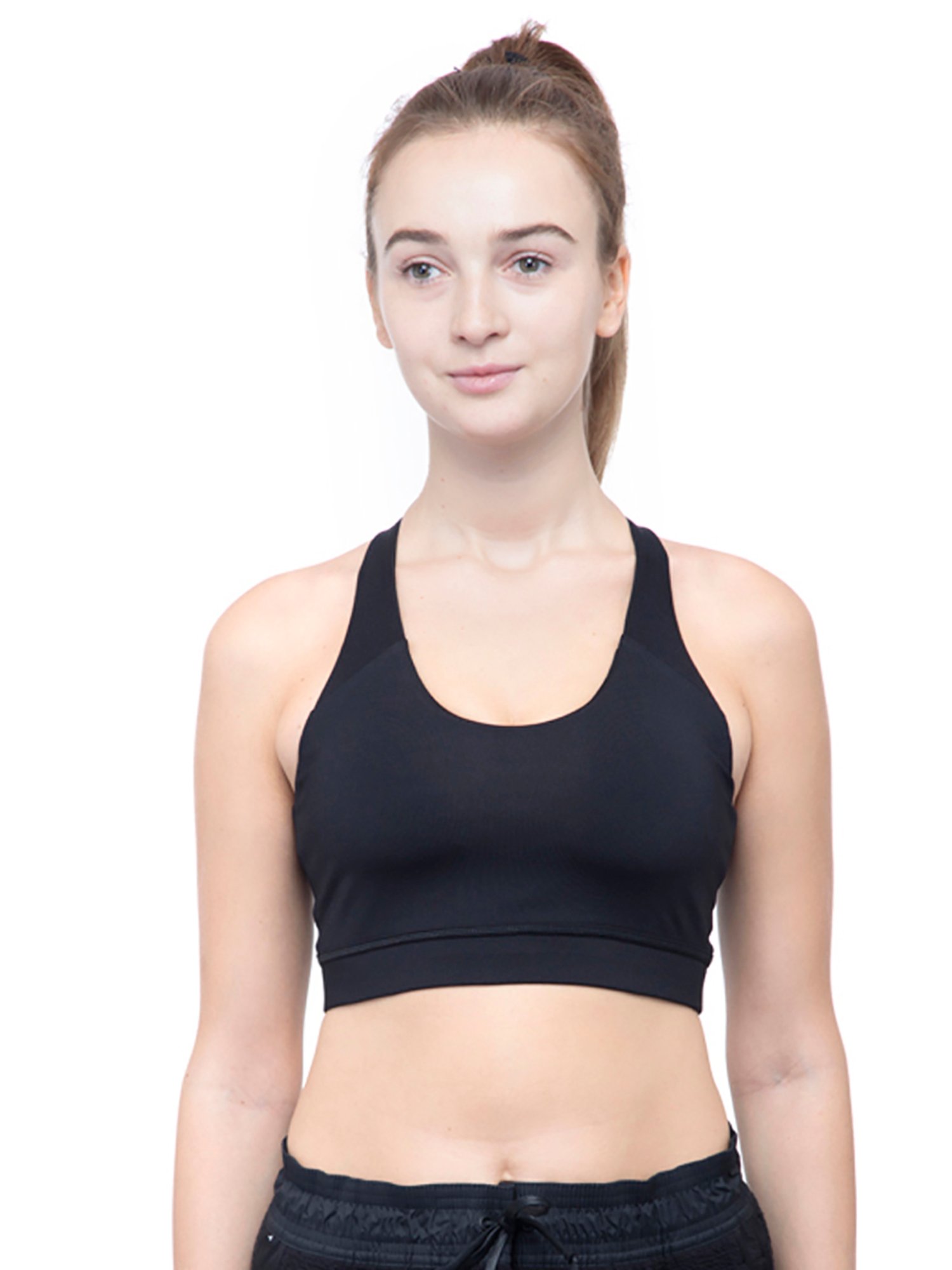 Buy Reebok Black Non Wired Non Padded Sports Bra for Women Online @ Tata  CLiQ